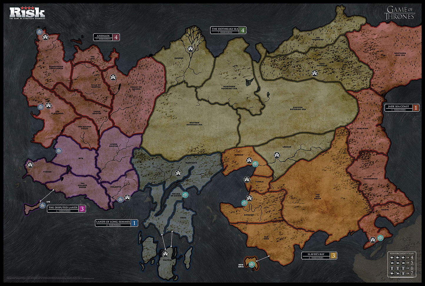 USAopoly Juego de mesa Risk: Game of Thrones