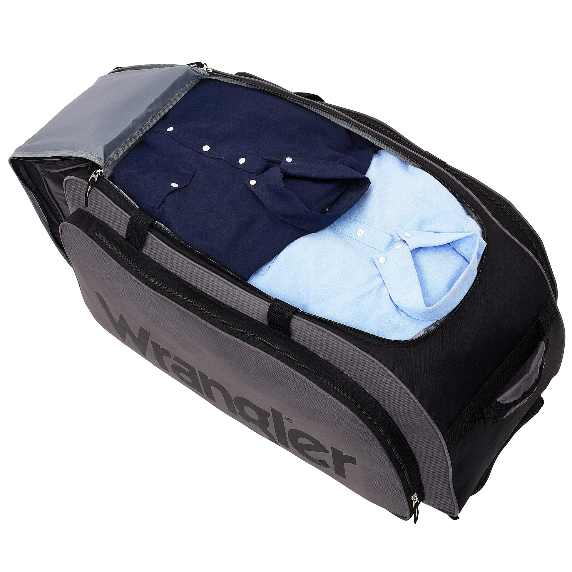 Bolsa de Viaje Wrangler Gris Antracita 30 Pulgadas con Ruedas