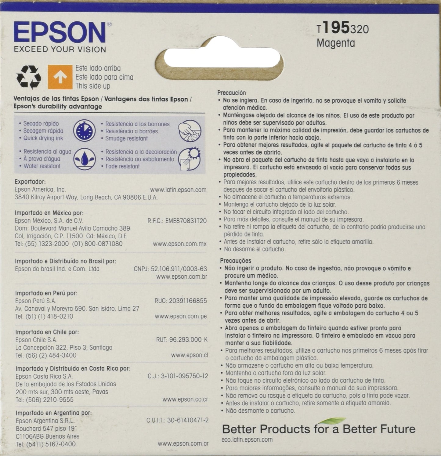 Cartucho de Tinta Epson Magenta Expression XP