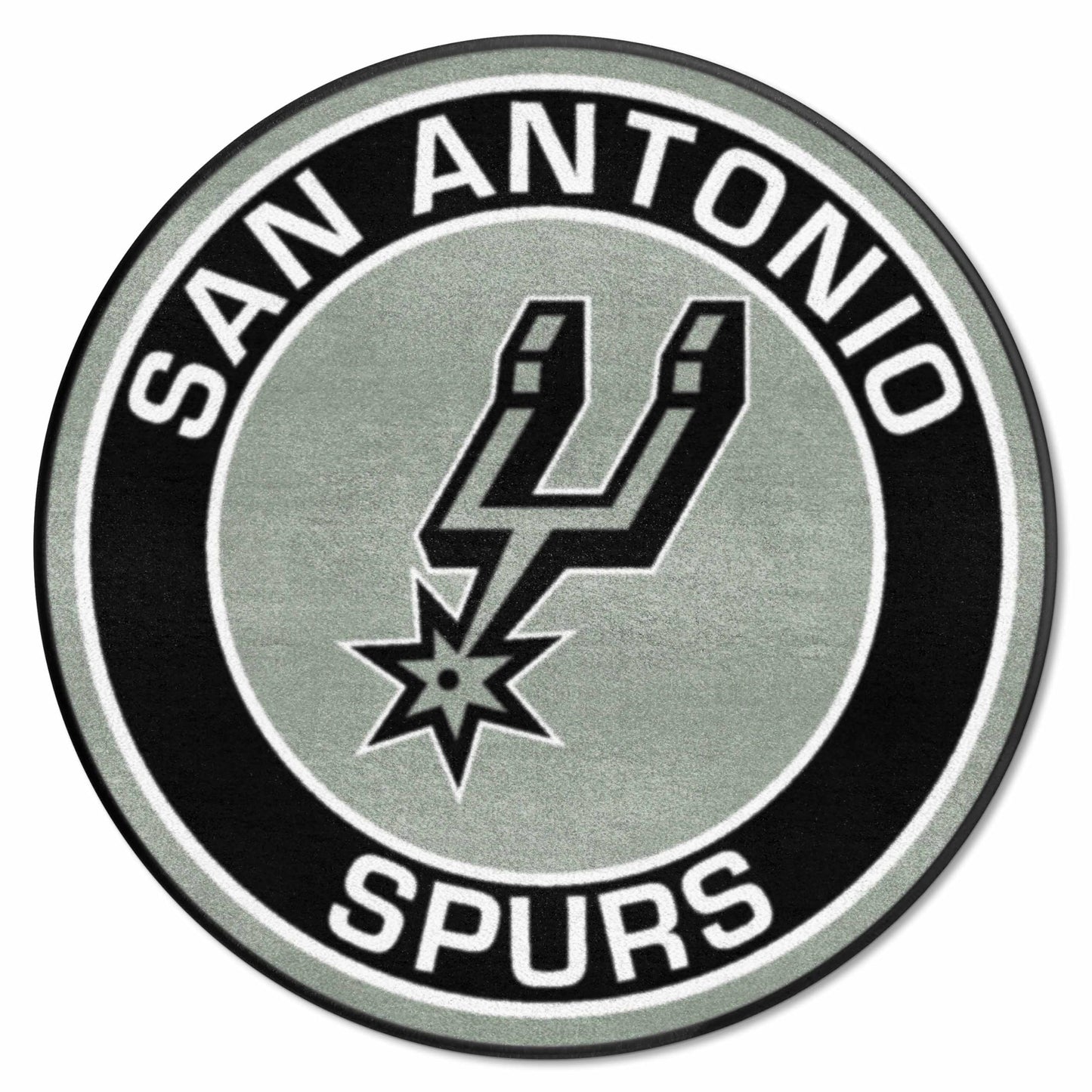 Alfombra Redonda FANMATS San Antonio Spurs 27 Pulgadas