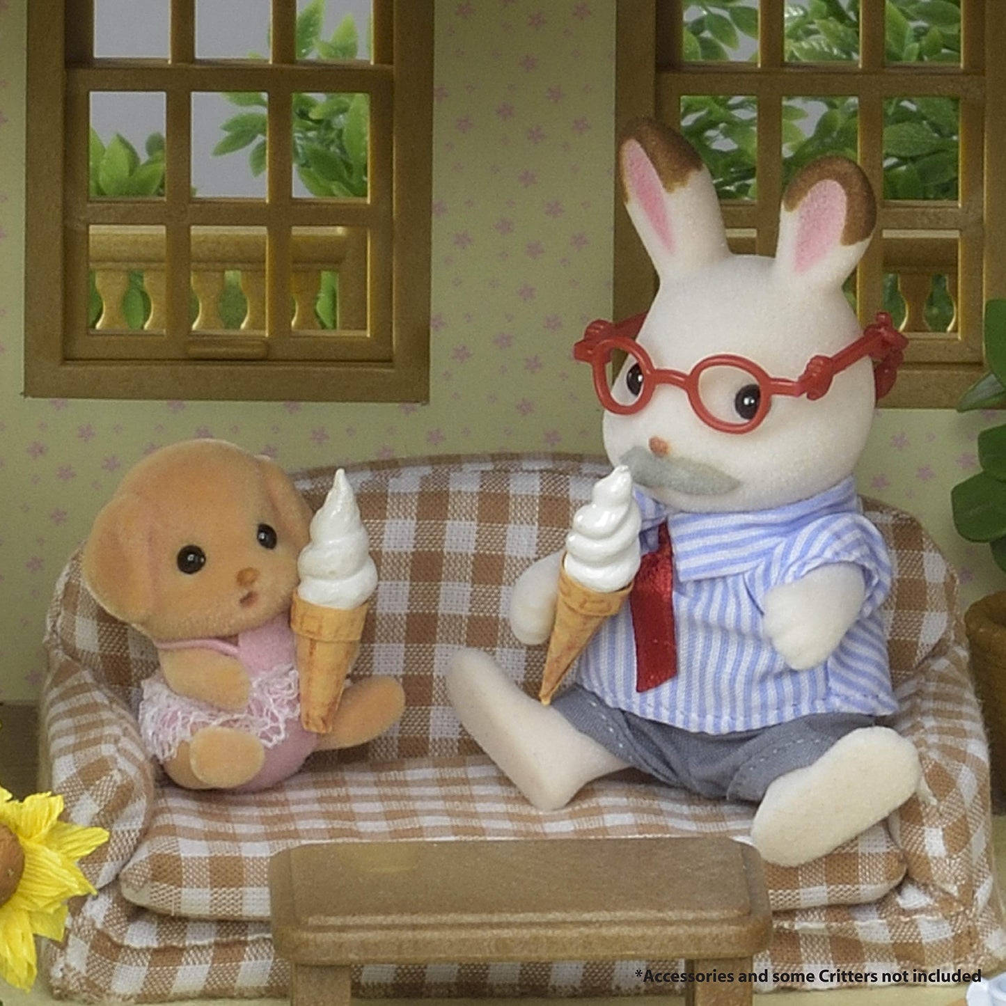 Calico Critters Familia, Abuelos de Conejo Hopscotch, Versión Original.