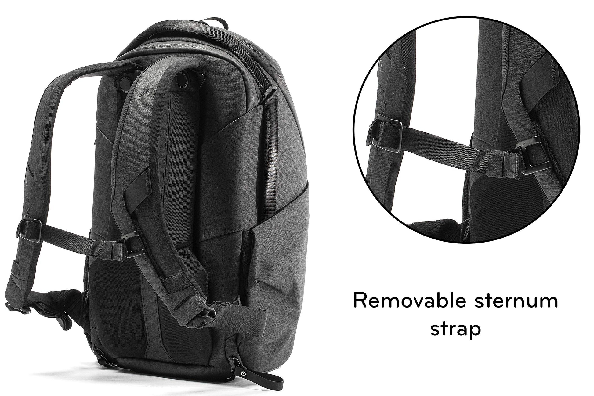 Mochila Peak Design Negra 15L para Computadora Portátil