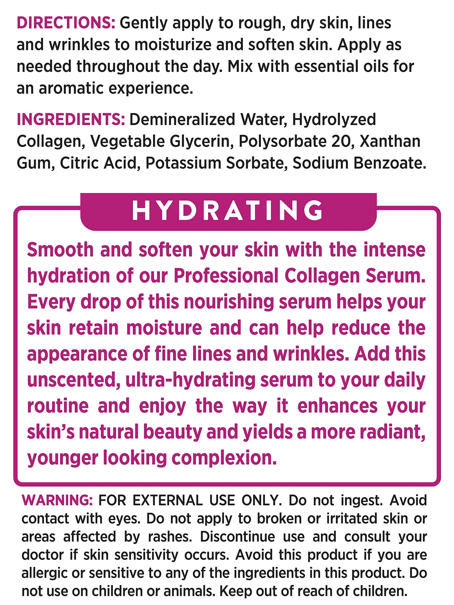 Suero de Colágeno Nature's Truth 1 Oz