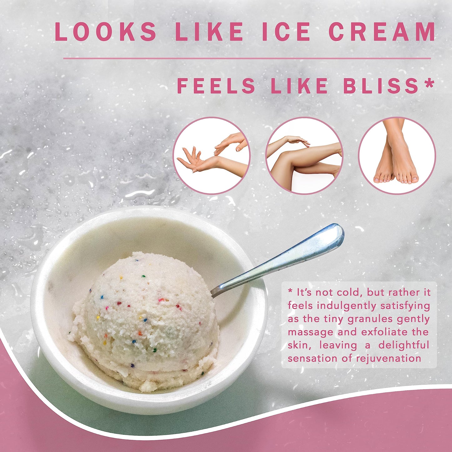 Exfoliante de Azúcar Toeah JollyScrub Birthday Cake Hidratante con Manteca de Karité y Aceites Nutritivos 200ml