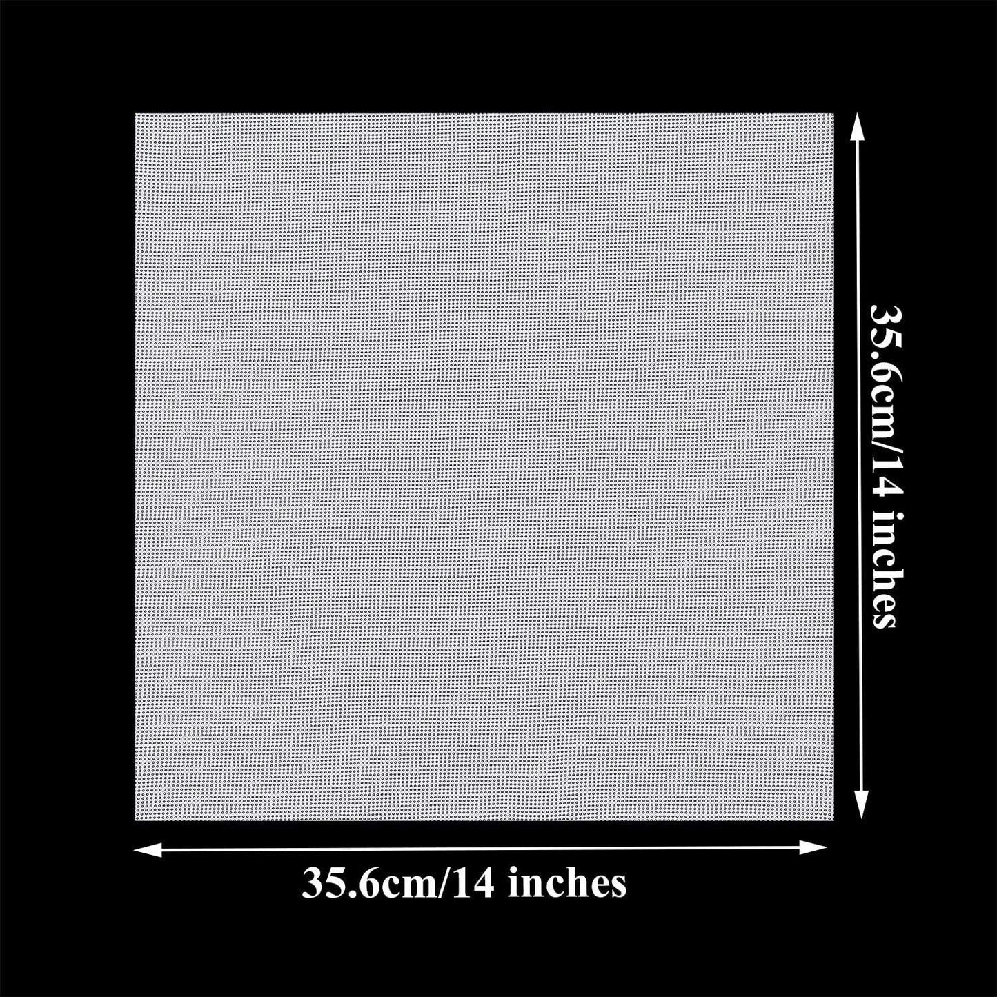 Globalis - Superior , Pack de 9 superorganización no-stick, Dupont Teflon re-utilizable deshidratador de comida hojas para Excalibur 2500, 2900, 3500, 3900 ó 3926 T. Medidas de hoja 35,56 cm x 35,56 cm se ajusta Excalibur 5 Y 9 bandejas.
