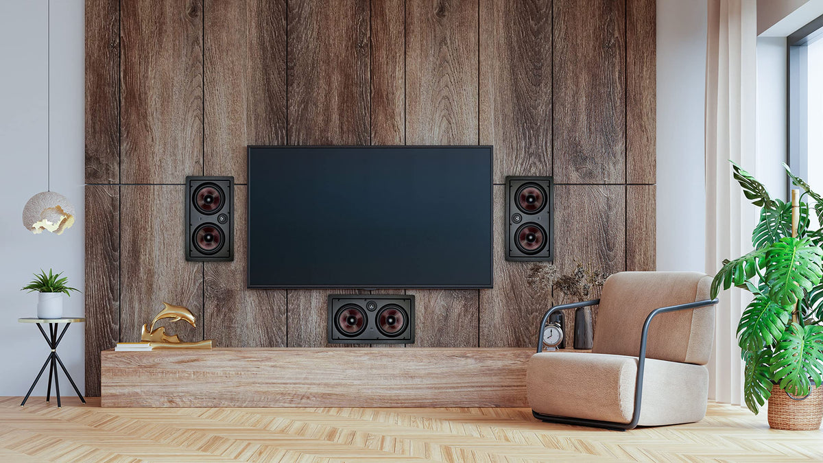 Altavoz LCR Multiuso Dual Soundavo IW-680CF Blanco de 6.5 Pulgadas en Pared