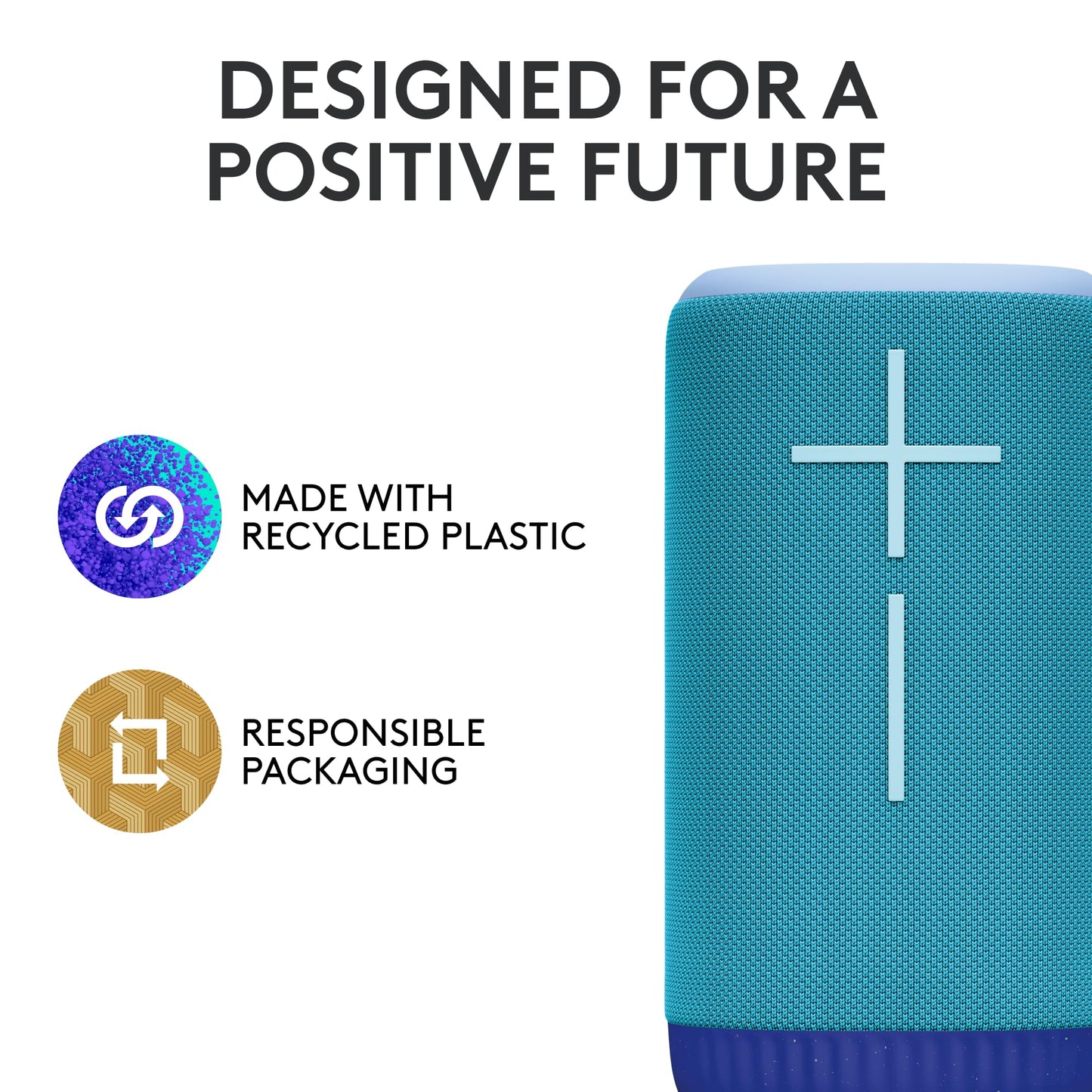 Ultimate Ears EVERBOOM - Altavoz Bluetooth inalámbrico portátil flotable resistente al agua IP67, hasta 20 horas de batería y rango de 180 pies (55 m) - Azul Cobalto (Renovado)