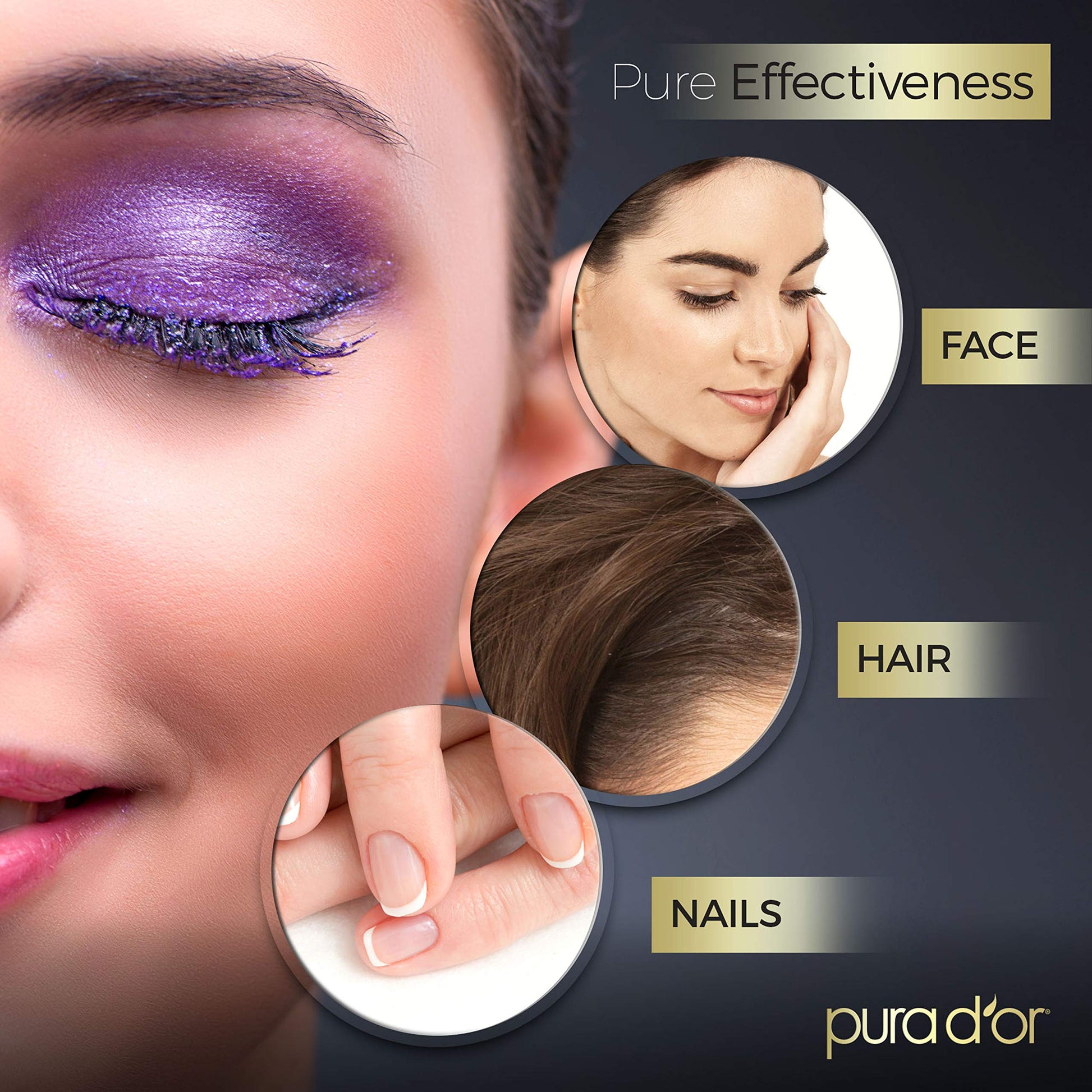 Aceite de Jojoba Orgánico PURA D'OR 100% Puro y Natural para Cuidado de Piel, Cabello, Rostro y Uñas