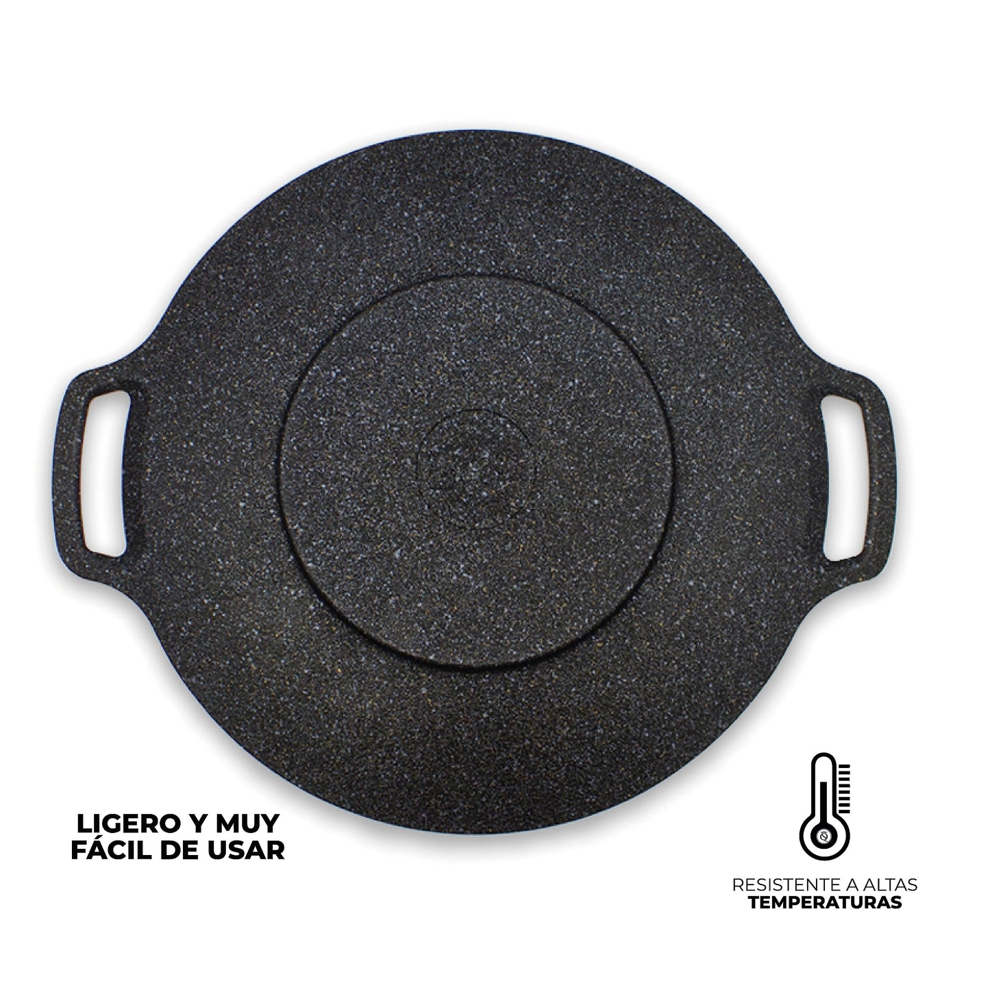 Comal De Mármol Con Inducción De 38 Cm