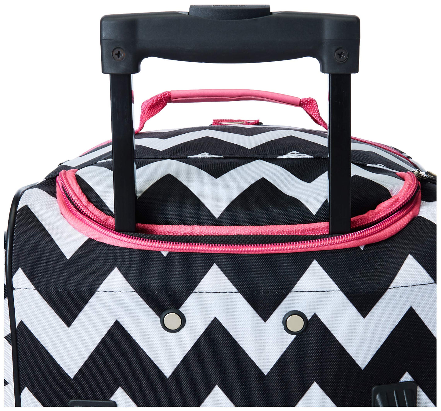 Bolsa de Lona Rodante Rockland Rosa PINKCHEVRON 22 Pulgadas