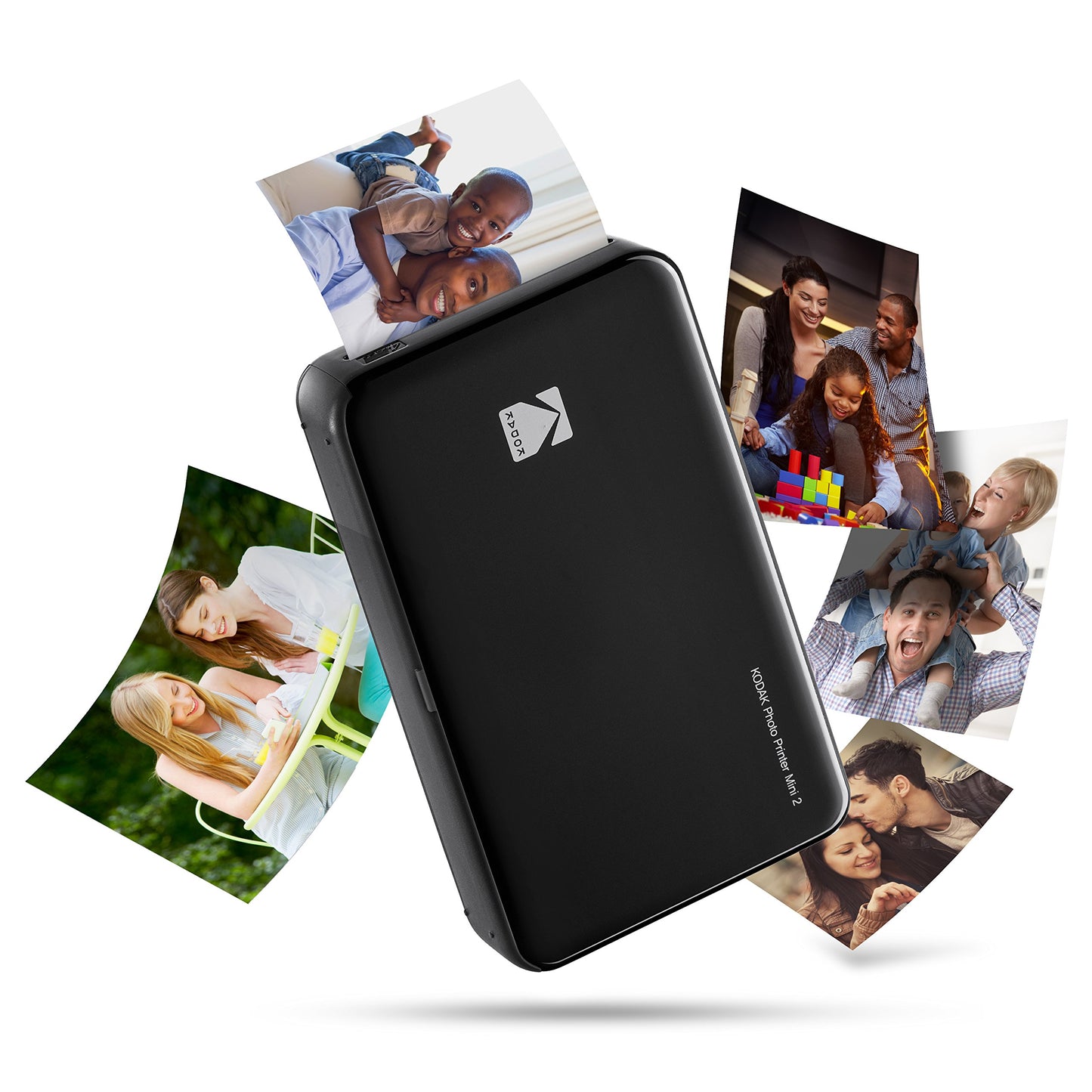 KODAK Impresora fotográfica instantánea portátil inalámbrica HD, impresión de Fotos de Redes sociales, impresión a Todo Color de Alta Calidad. Compatible con Dispositivos iOS y Android (Negro)