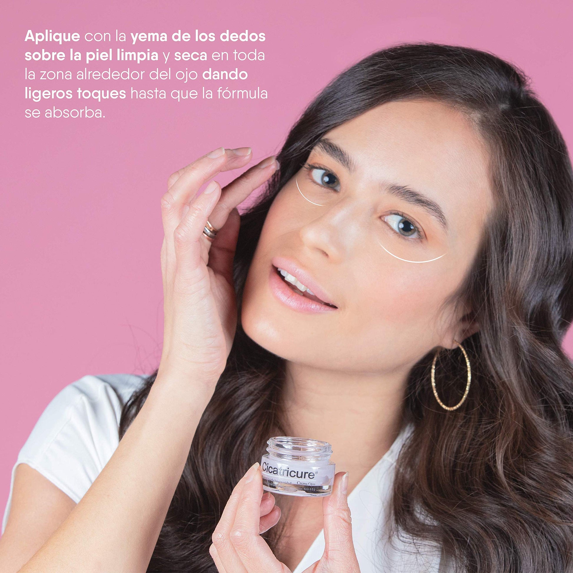 CICATRICURE - Crema Arrugas y Bolsas de ojos. Reduce y previene gradualmente las líneas de expresión, bolsas, arrugas y ojeras y revotaliza el contorno de ojos, tarro con 8.5g