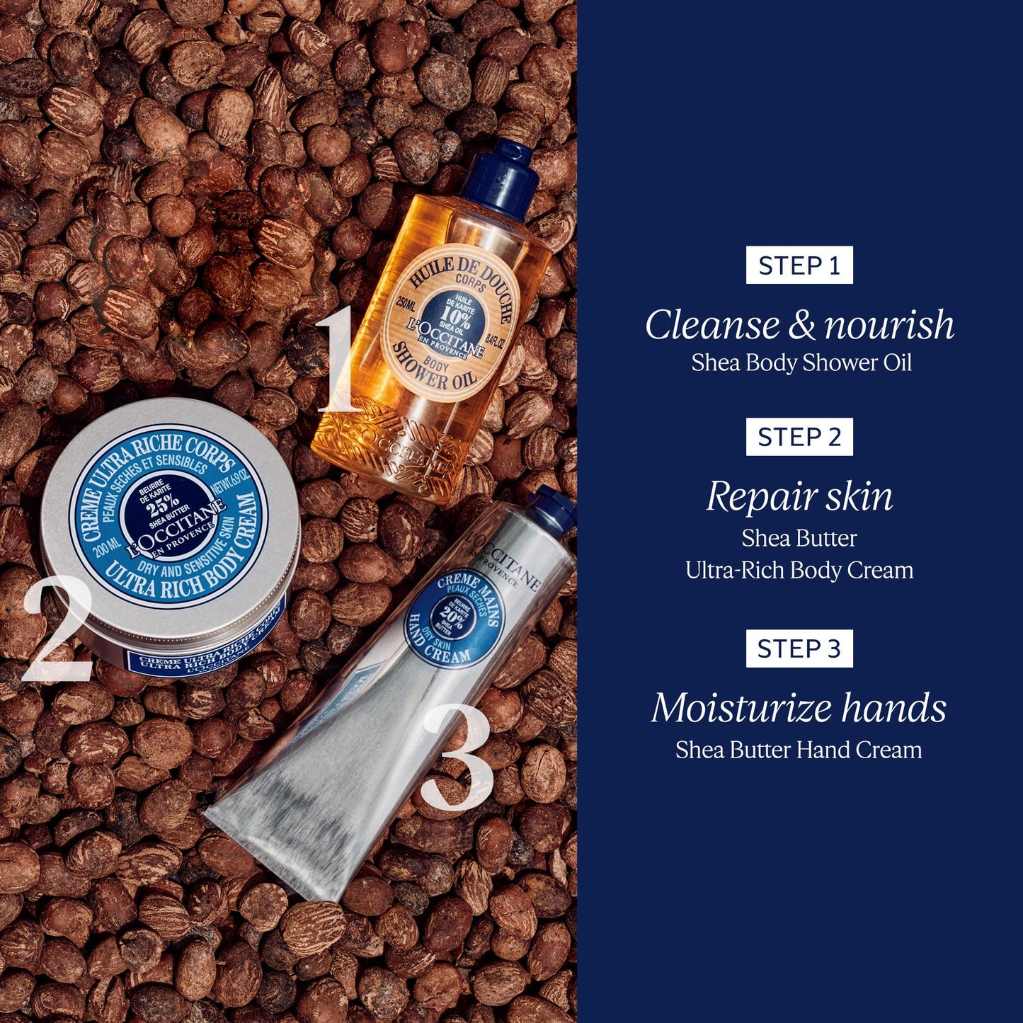 L'Occitane Shea Body Shower Oil with 10% Shea Oil