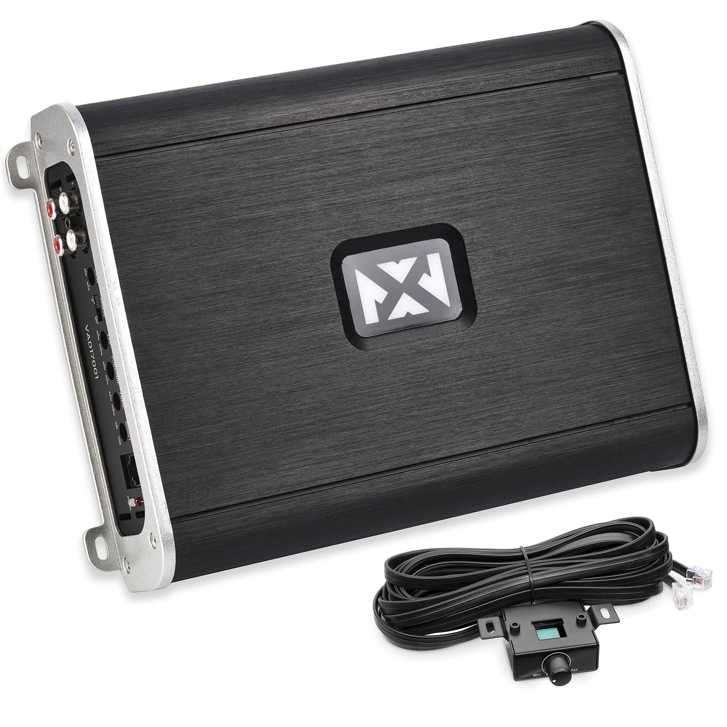 Amplificador Monoblock NVX 1700W RMS Clase D con Control de Bajos para Automóvil/Marino/Deportes Acuáticos
