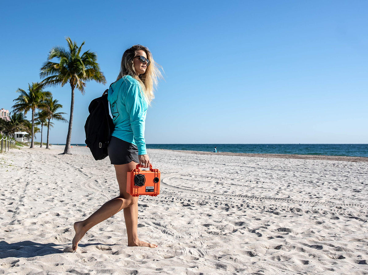 Altavoces Bluetooth Portátiles DemerBox Verde Impermeables con Sonido Fuerte y Graves Profundos para Exteriores