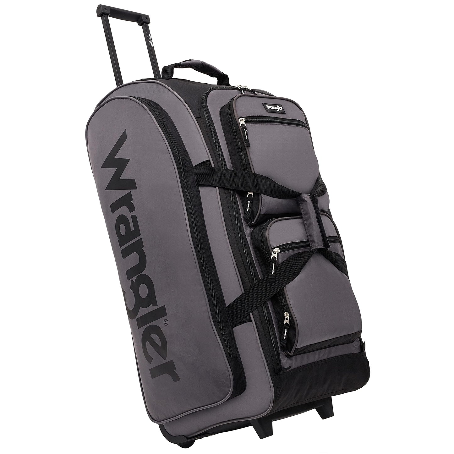 Bolsa de Viaje Wrangler Gris Antracita 30 Pulgadas con Ruedas