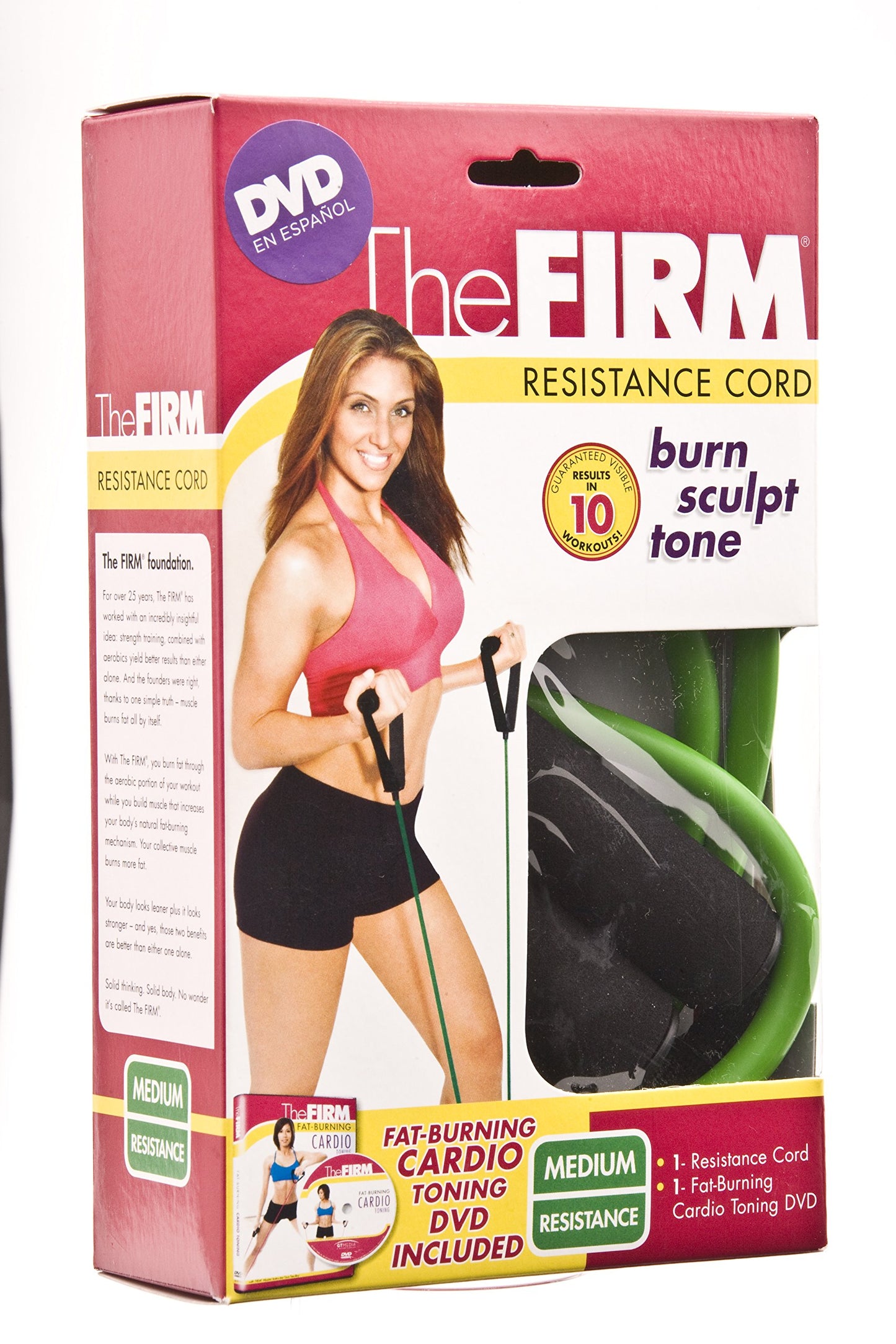 gaiam TYFIRM-51693 The Firm Kit Liga de Resistencia Med Y DVD