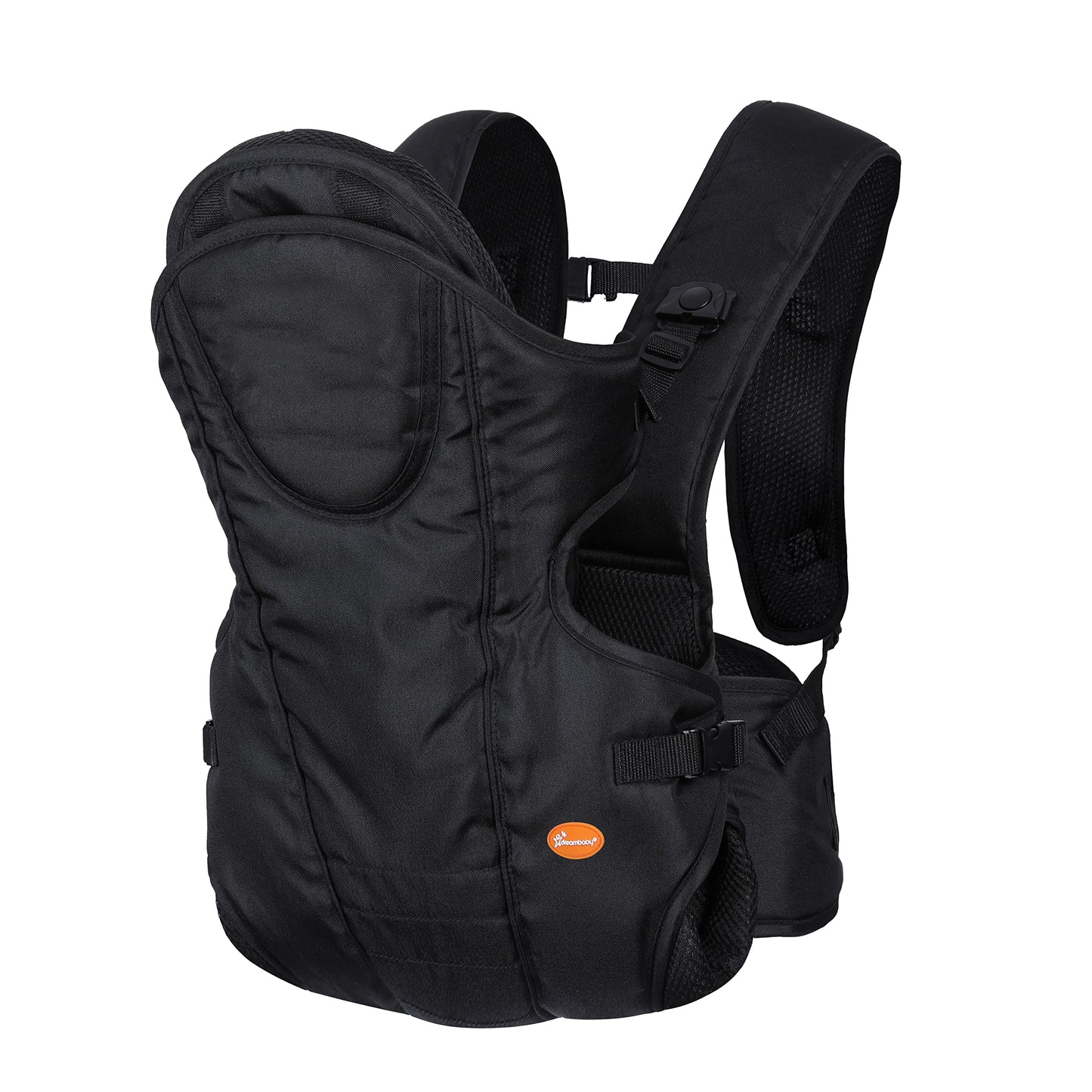 Portabebés Dreambaby Manhattan Negro Ajustable 3 en 1 para Recién Nacidos y Niños Pequeños