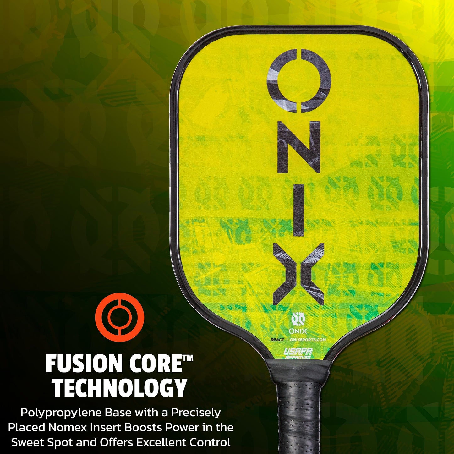 Pala de Pickleball Onix React Grafito Nomex Core Insert