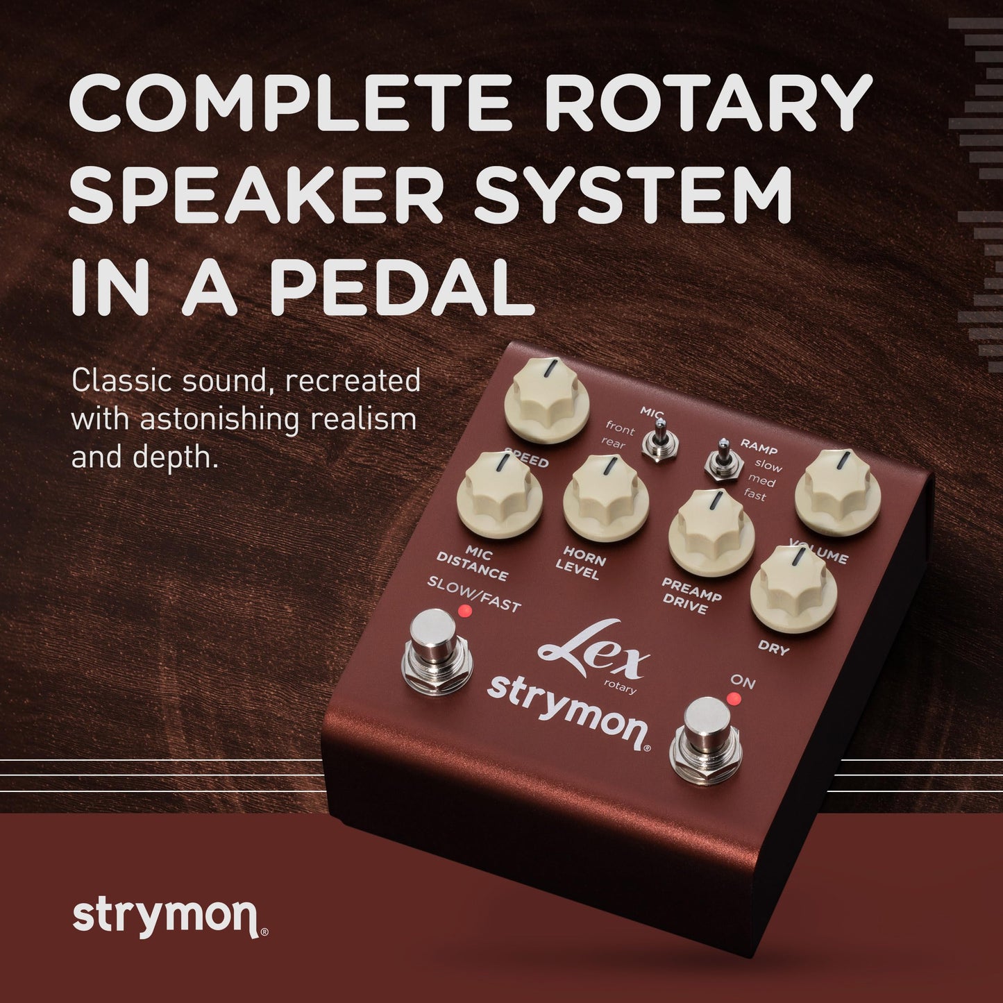 Pedal de Efectos Strymon Lex V2 para Guitarra Eléctrica y Acústica, Sintetizadores, Voz y Teclados