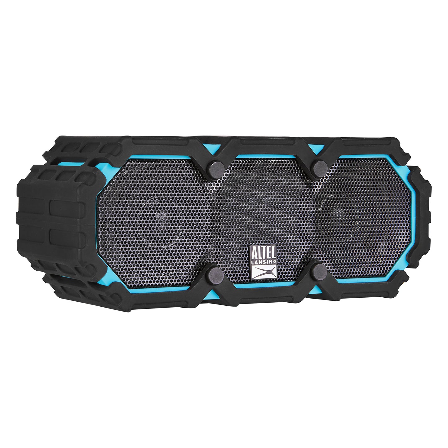 Altec Lansing IMW477-AB Mini Life Jacket 2 Altavoces Portátiles, Inalámbrico y Alámbrico, Batería, Bluetooth/3.5mm/USB, Universal, Rectángulo, Negro/Azul
