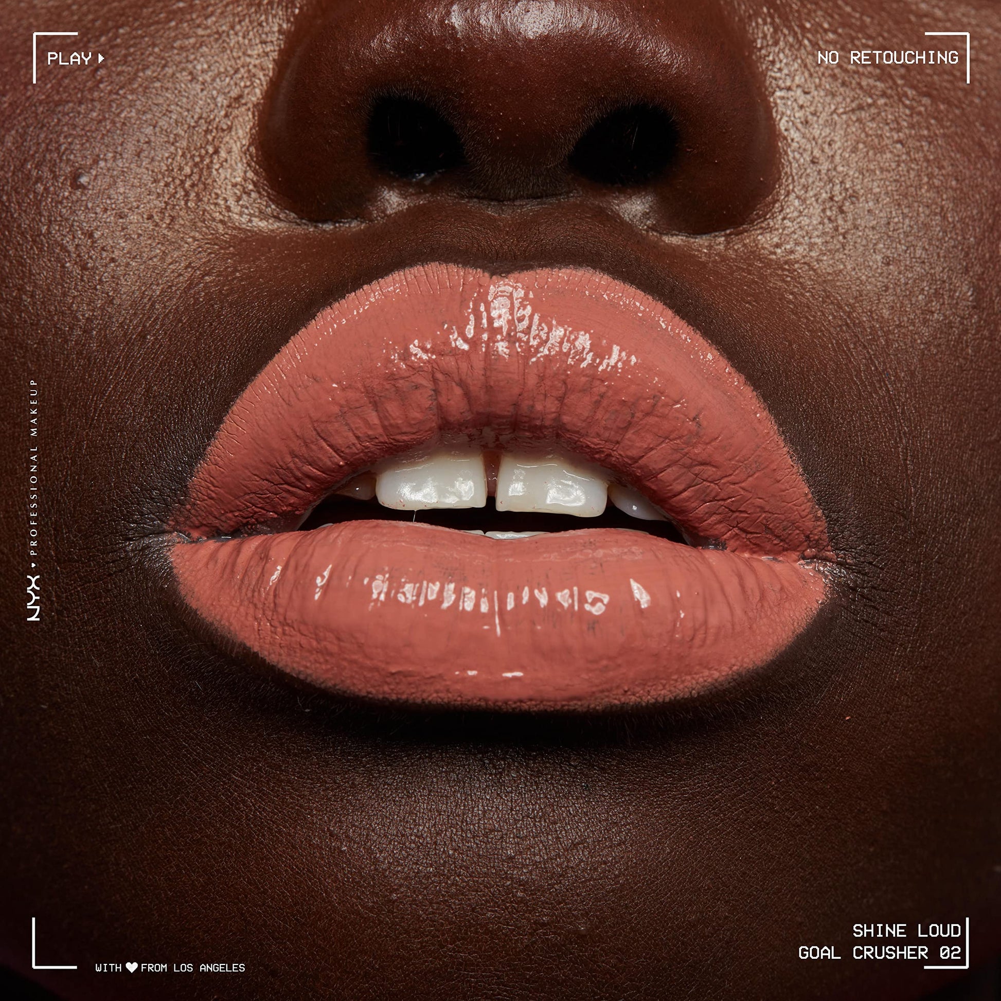 NYX Professional Makeup, Shine Loud, Labial Líquido Larga Duración, Goal Crusher