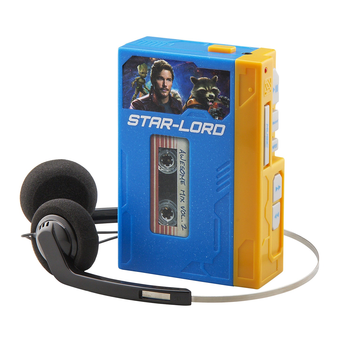 Guardians of the Galaxy Mini Boombox with Headphone iHome Marvel Comics Cuffie