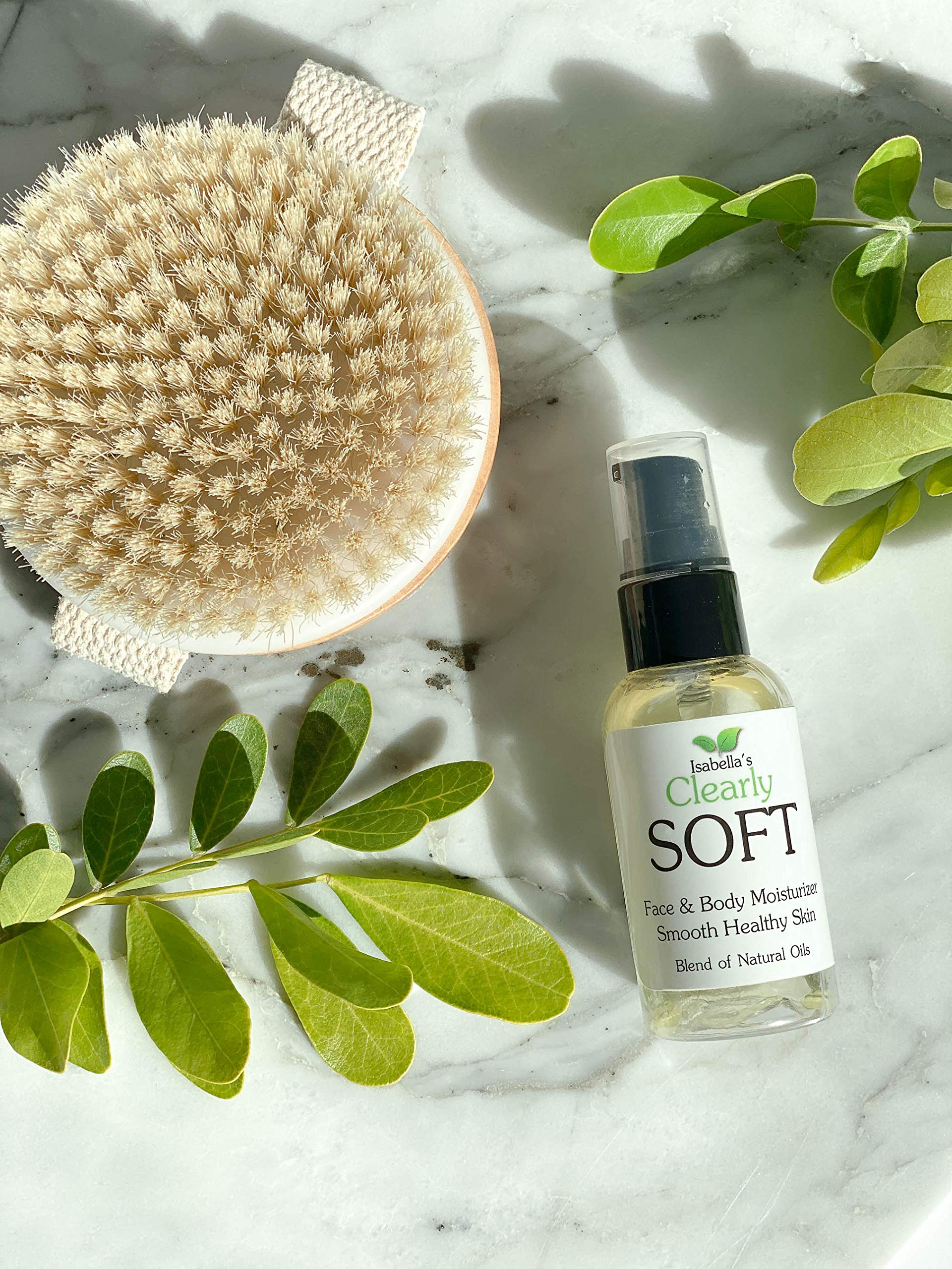 Clearly SOFT aceite facial y corporal | Hidrata, humecta y calma la piel seca sensible, eczema, psoriasis | Mezcla de aceites esenciales naturales para una piel suave y saludable | Aroma fresco y delicado.