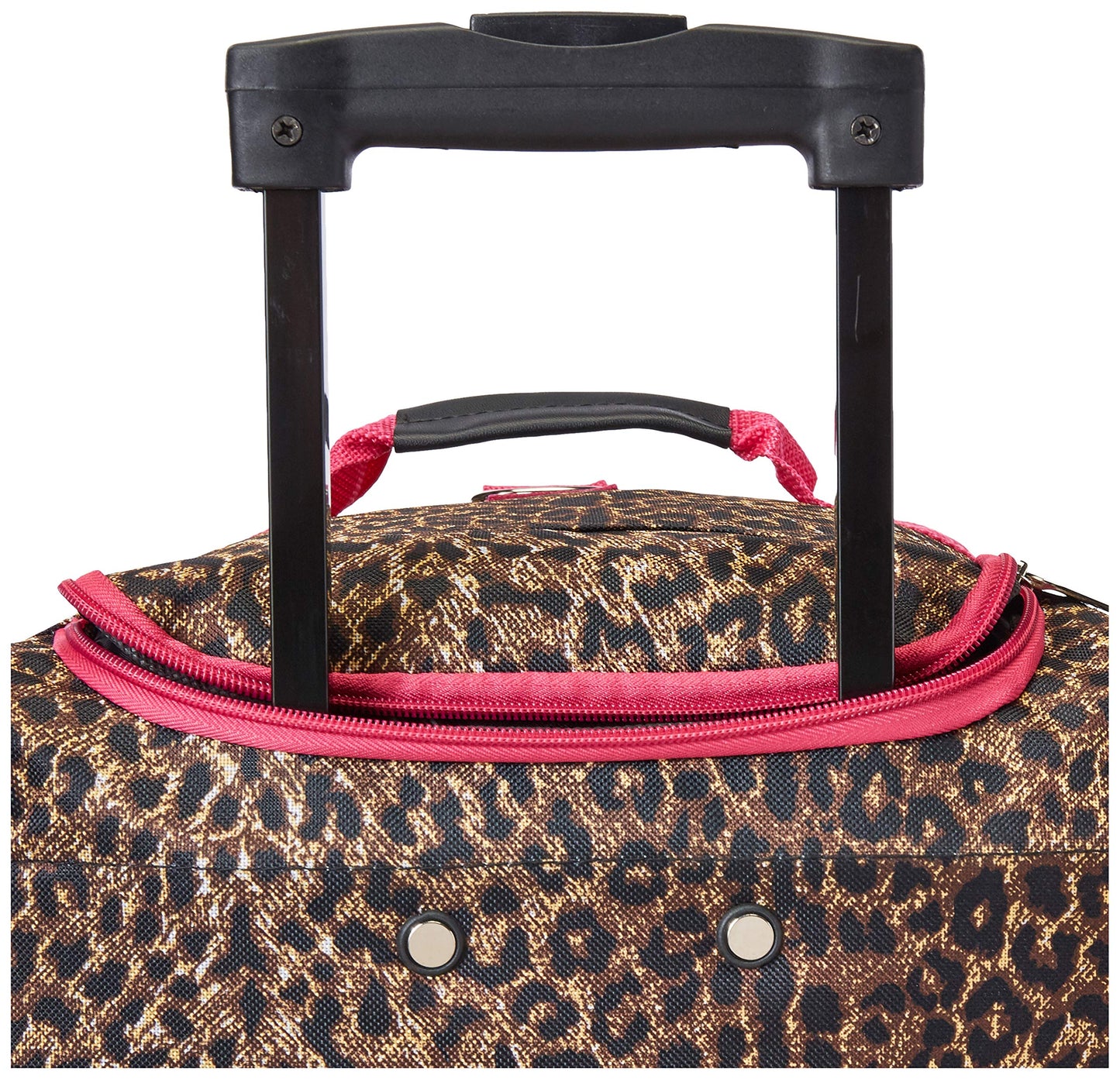 Bolsa de Lona con Ruedas Rockland Rosa Leopardo