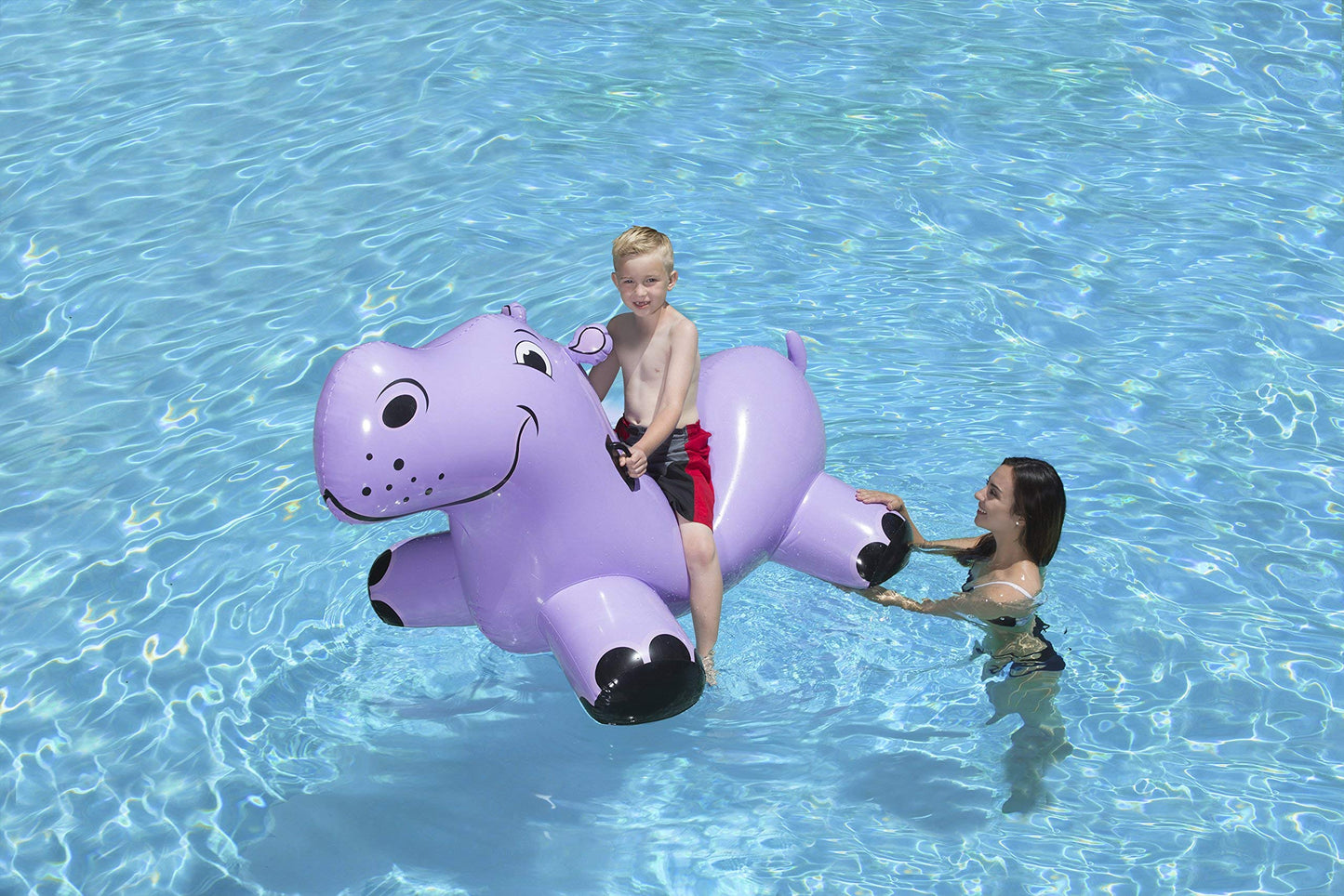 Flotador Inflable Gigante Poolmaster con Hipopótamo Grande