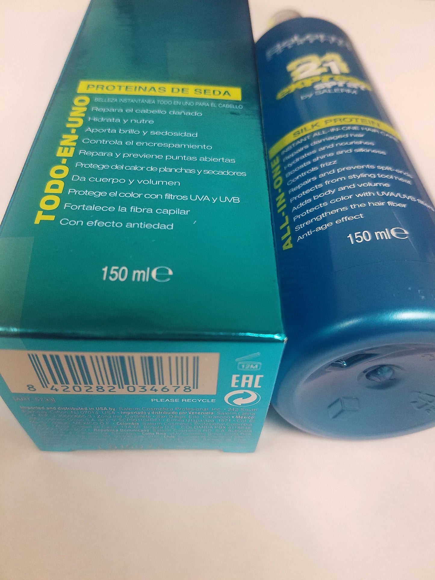 Spray Todo en Uno Salerm Cosmetics Proteína de Seda 150 ml