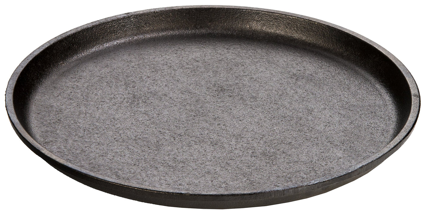 Lodge L7OGH3 Logic Old Style Handleless Griddle, 9-1/4" Diameter, Negro