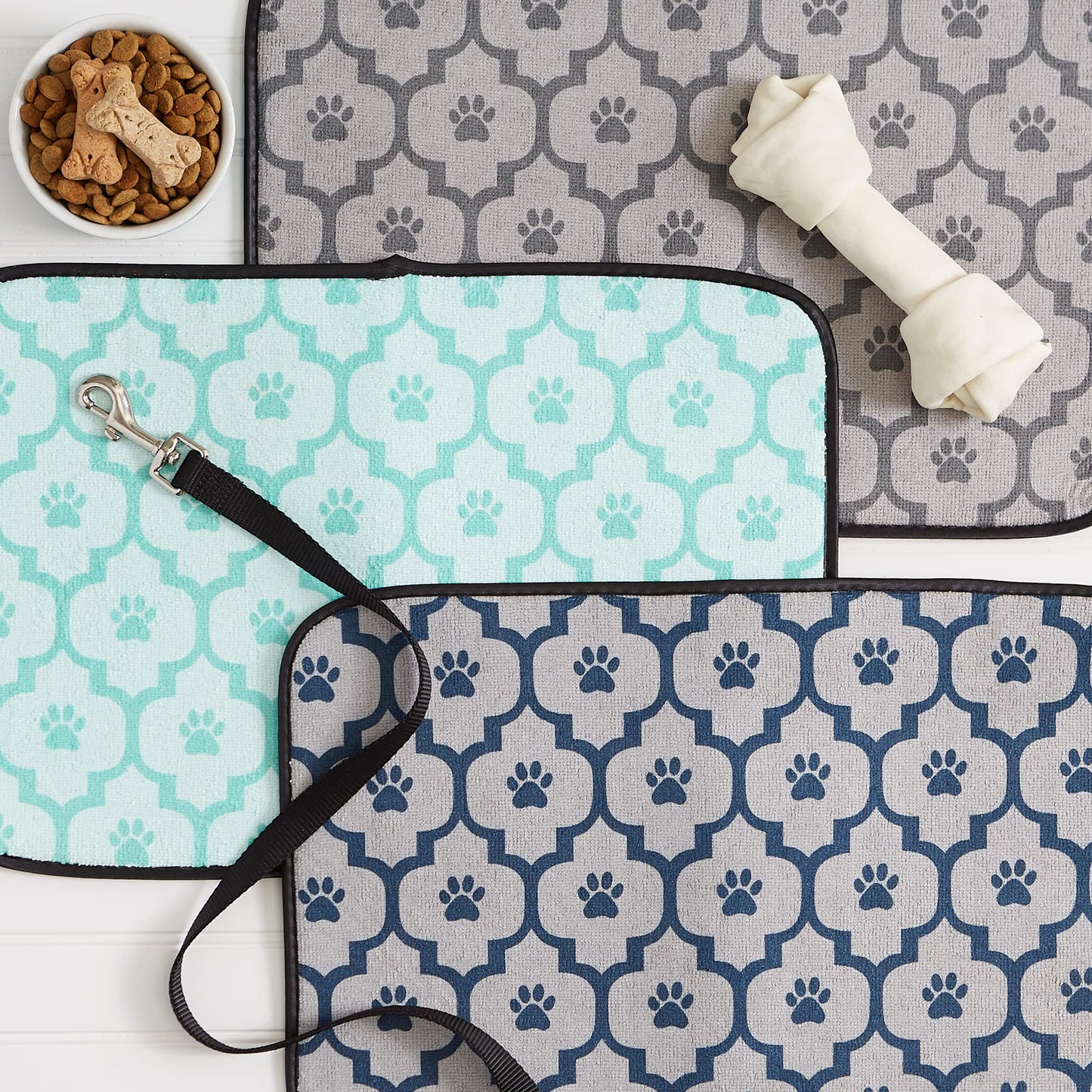 Bone Dry Lavable a máquina, Ultra Absorbente, 12 x 18 Pulgadas, celosía Verde