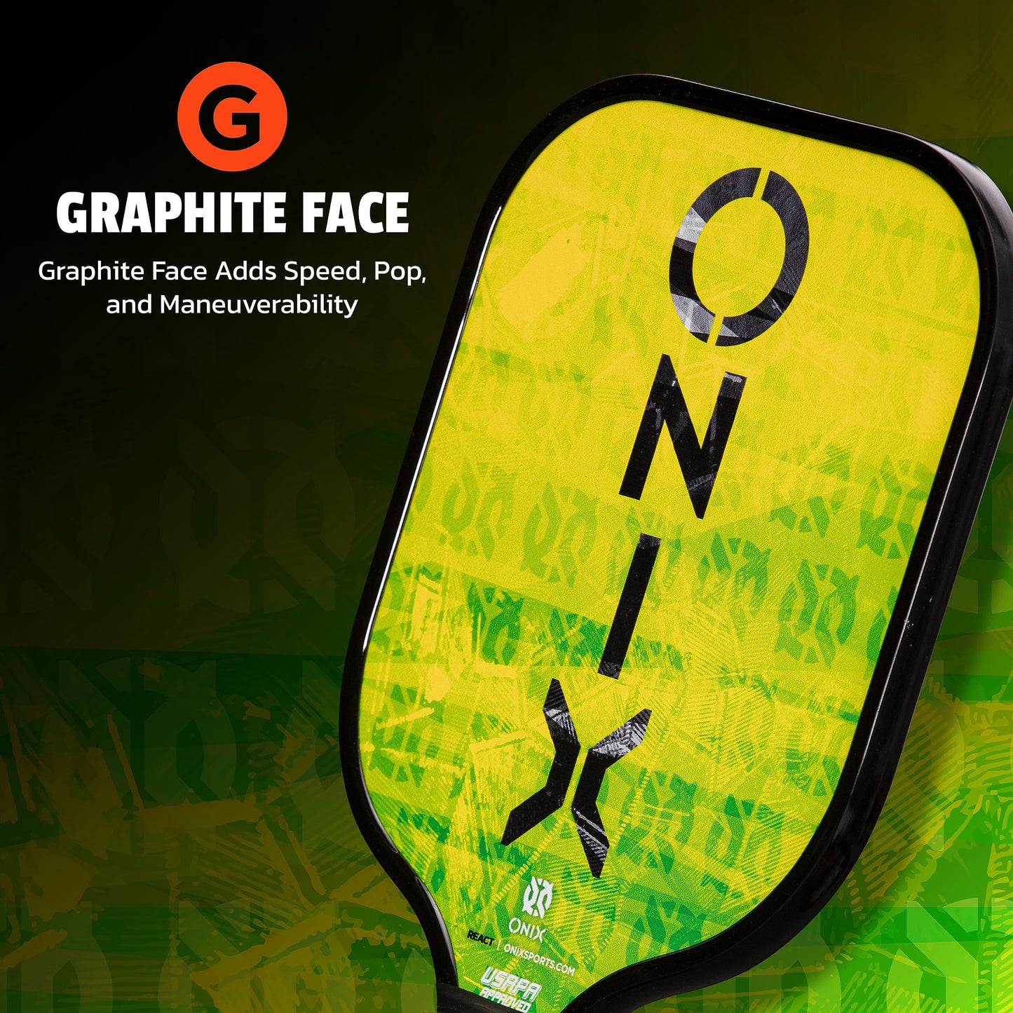 Pala de Pickleball Onix React Grafito Nomex Core Insert
