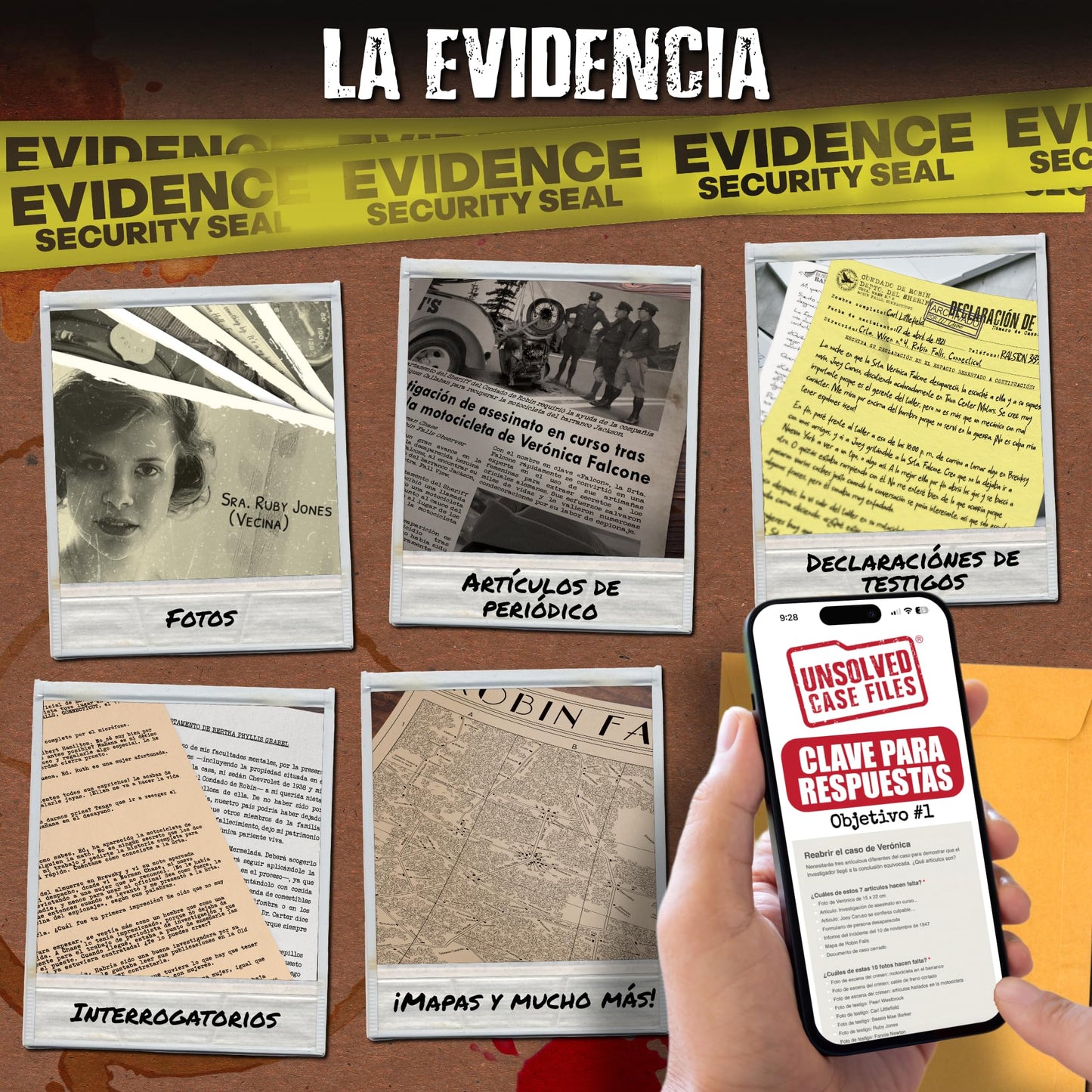 Unsolved Case Files: El juego de Casos de Asesinatos sin Resolver: Quién asesinó a Veronica Falcone? Puedes Resolver el crimen?
