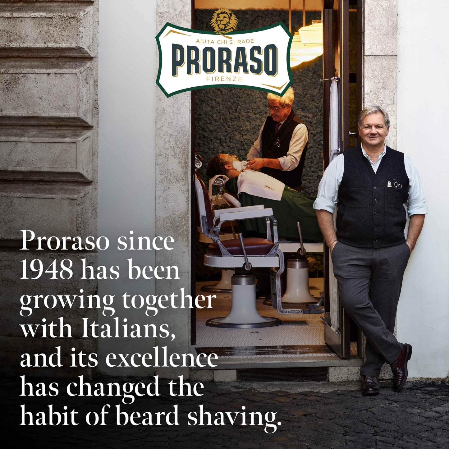 Proraso Crema de Afeitar en Tubo Eucalipto y Mentol Refrescante