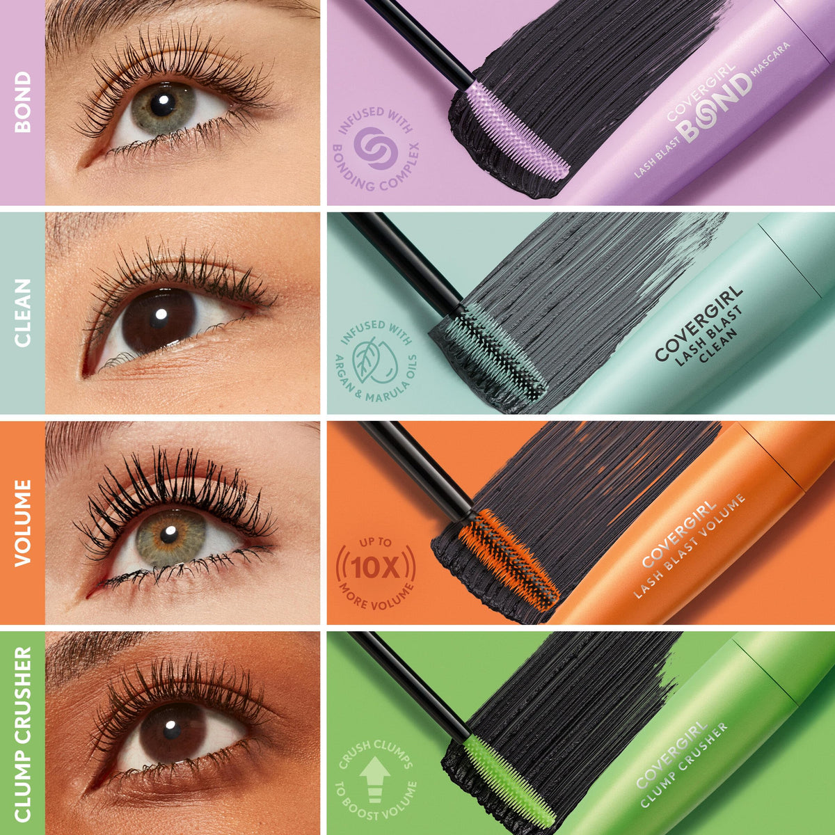 COVERGIRL LashBlast Volume Mascara, Black Brown, 0.44 oz (Packaging May Vary)