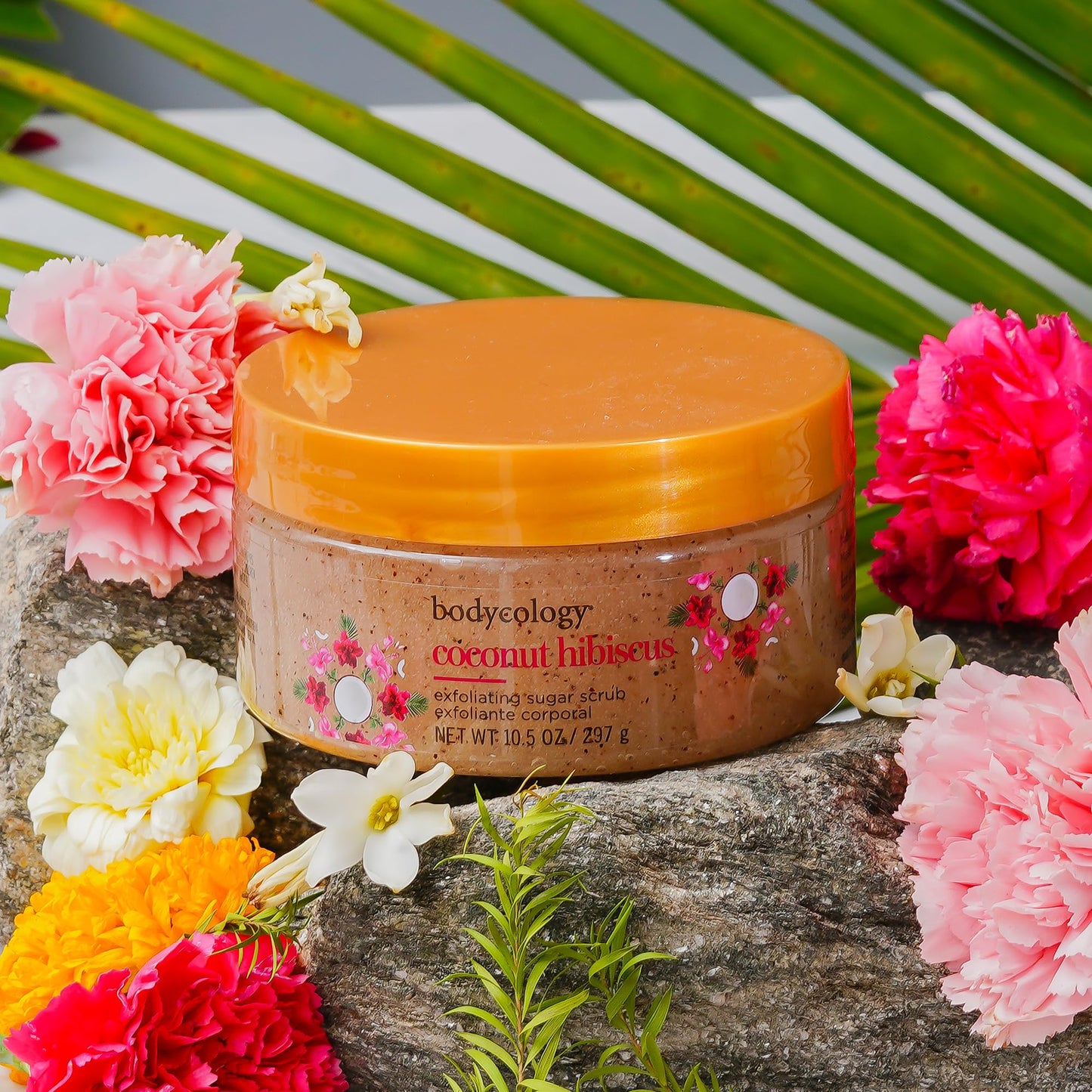 Coconut Hibiscus Exfoliating Sugar Scrub by Bodycology for Women - 10.5 oz Scrub