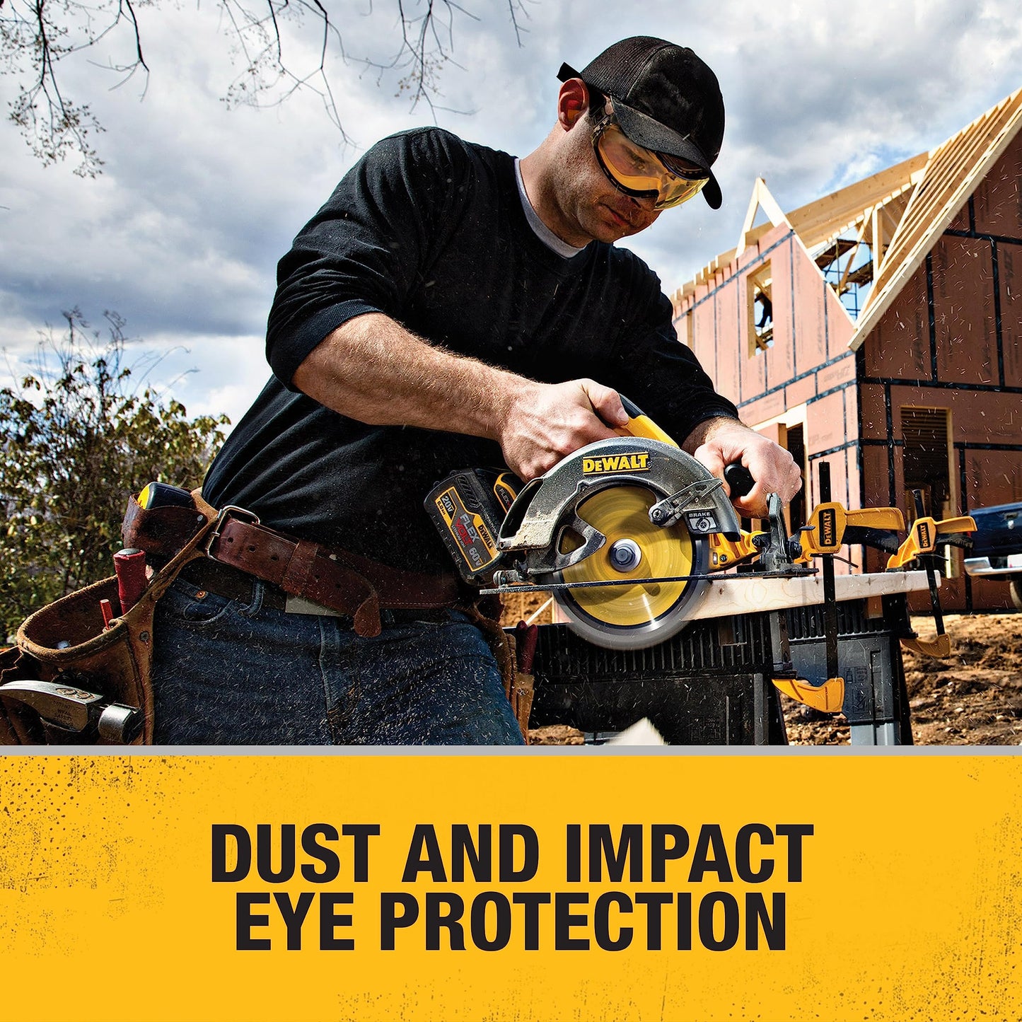 Dewalt - Gafas correctoras transparentes antivaho de doble molde DPG82-11/DPG82-11CTR