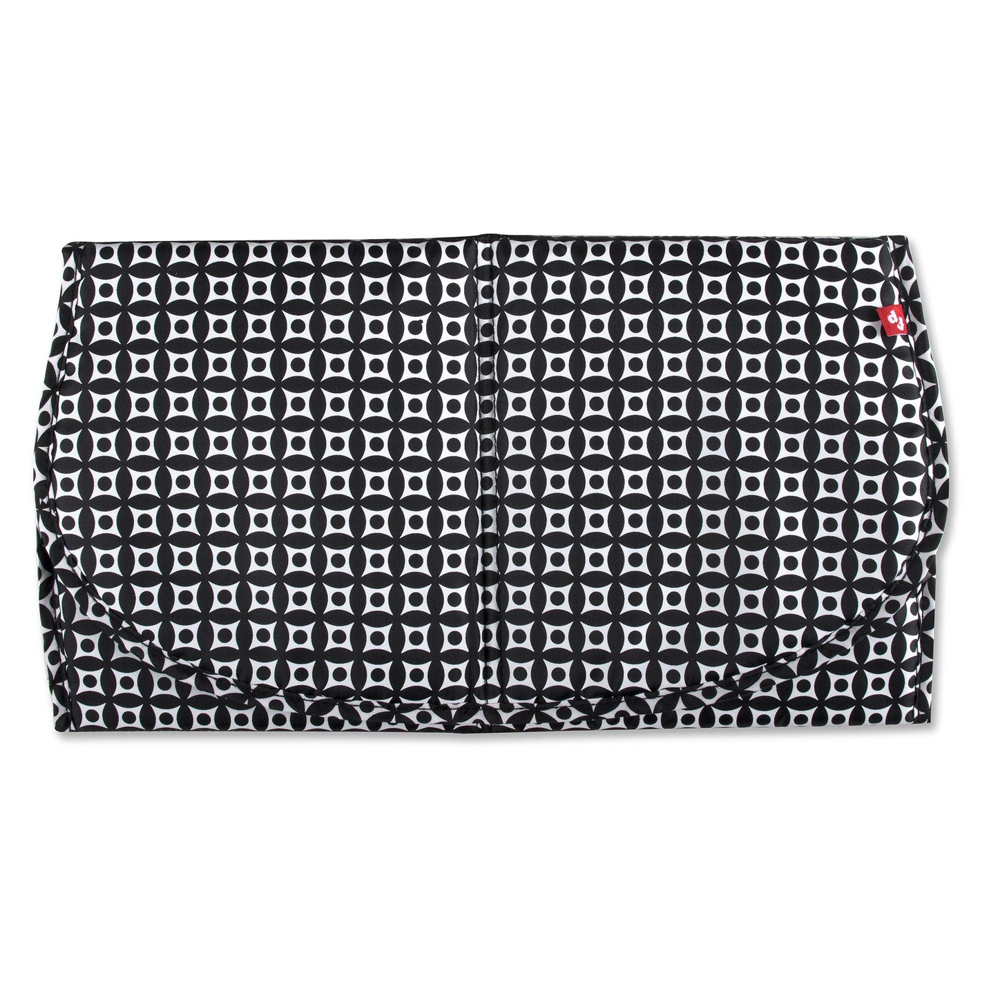 Mochila acolchada moderna para pañales y bolsa de viaje multiusos con cordón para bebé, juego de 3 piezas (negro)