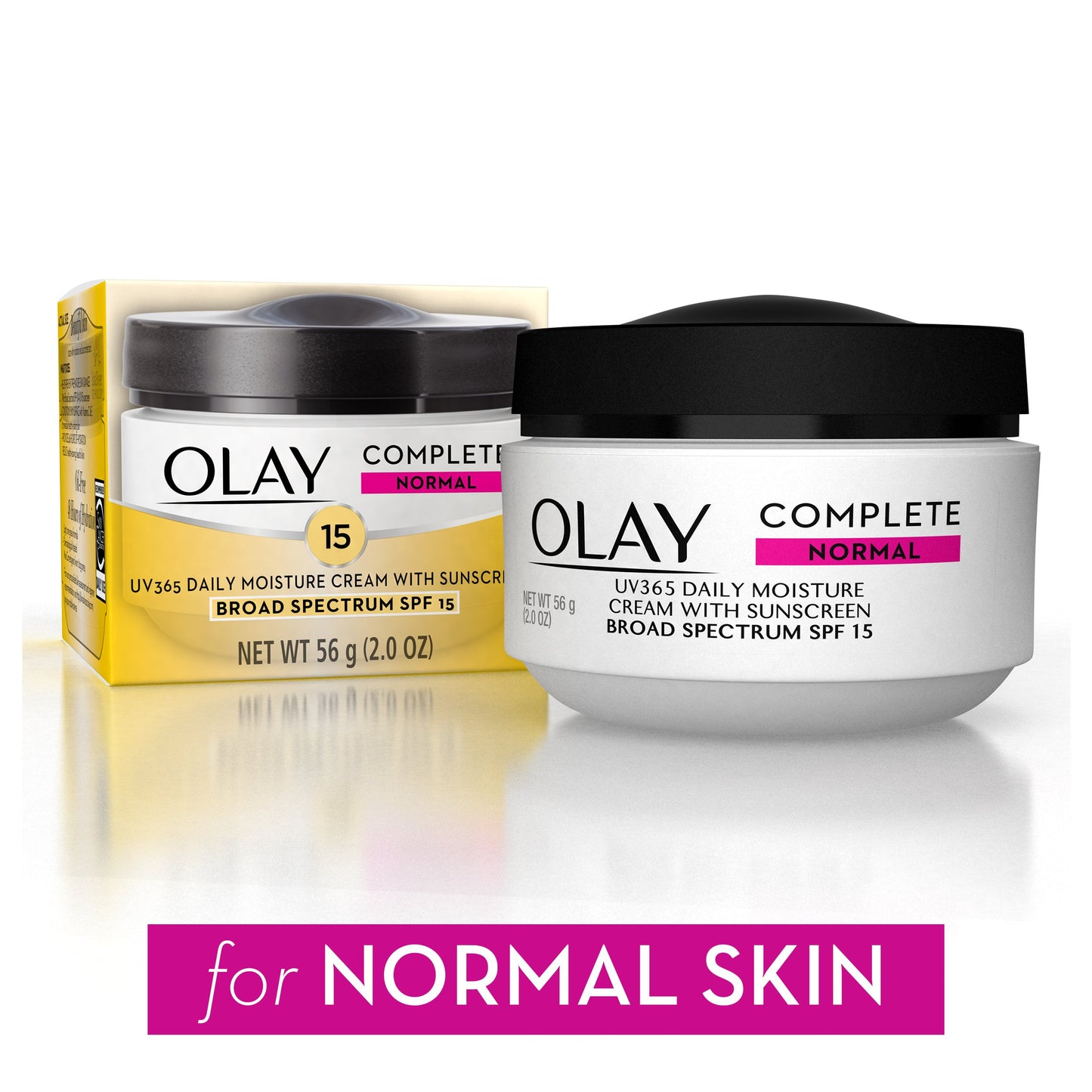 Olay Complete All Day UV Moisture Cream, SPF 15, Normal Skin, 2 Ounce (Pack of 3)