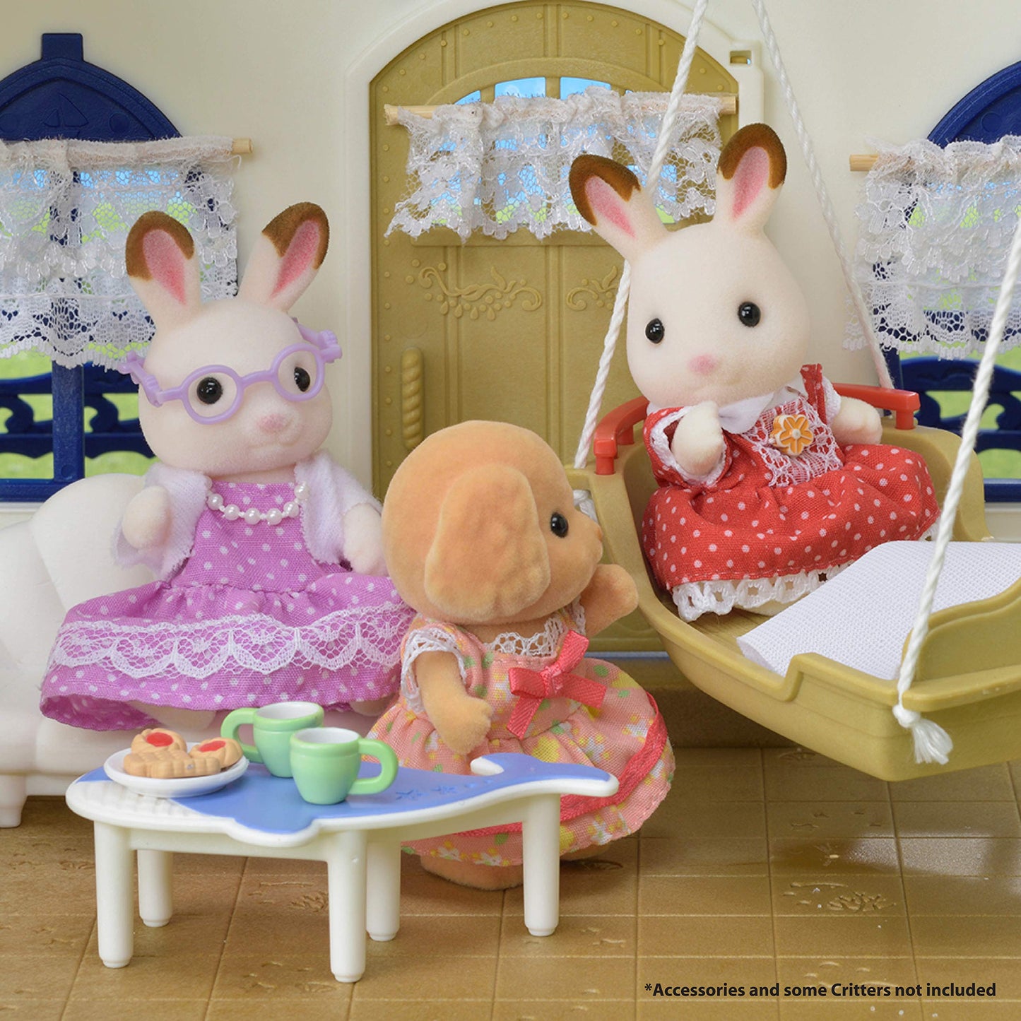 Calico Critters Familia, Abuelos de Conejo Hopscotch, Versión Original.