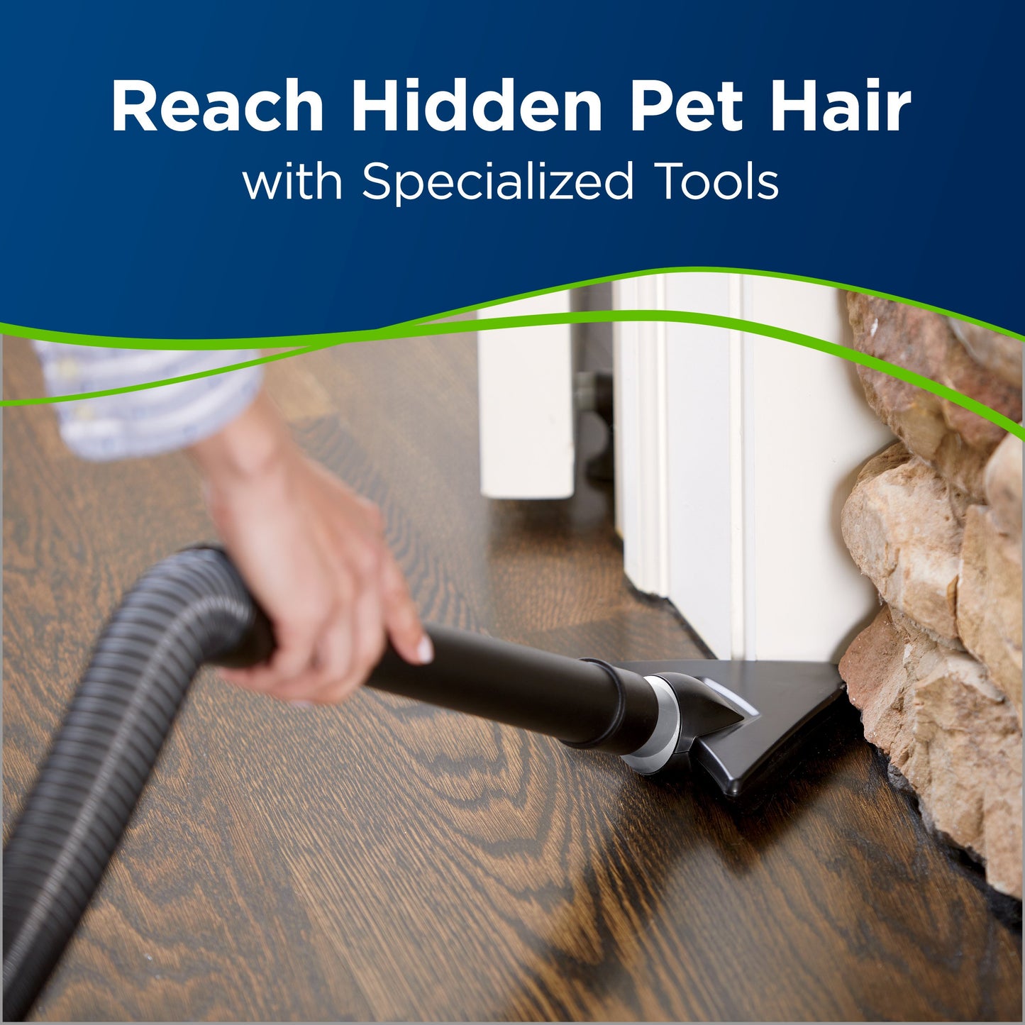 Bissell Cleanview - Aspirador Giratorio para Mascotas, Aspiradora Solamente, Teal Rewind Pet, 1