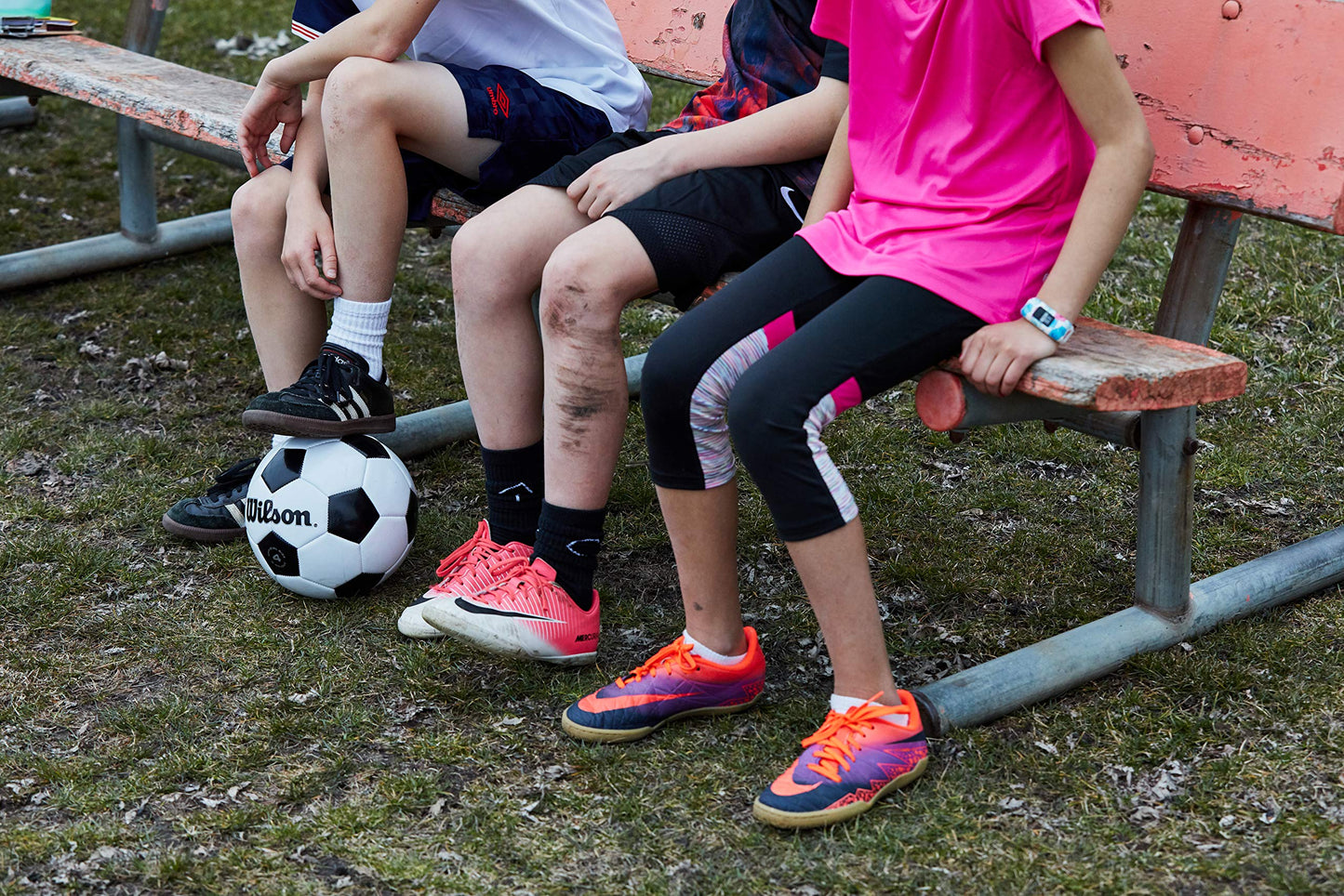 Balón de Fútbol Wilson Negro Blanco Tamaño 3 Tradicional