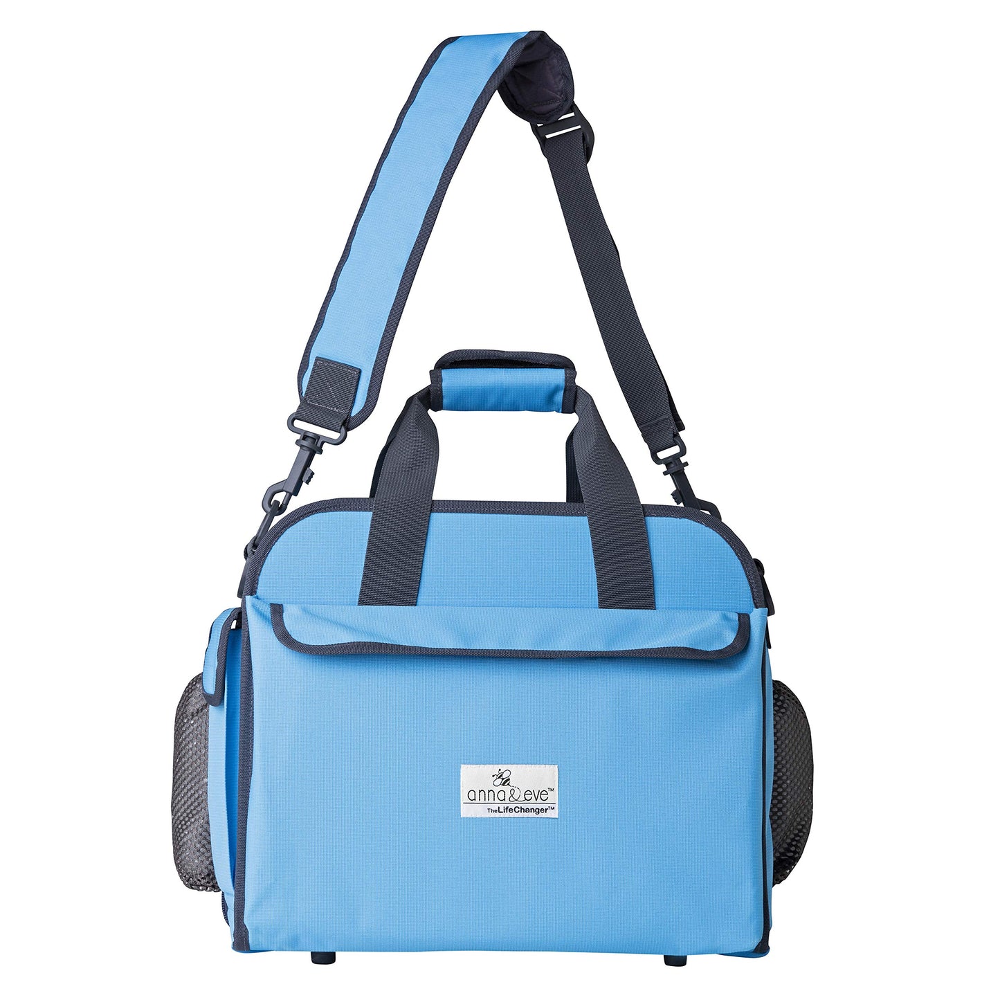Anna & Eve LC-0003 The Life Changer Nappy Bag & Portable Lap Changing Station44; Sky Blue