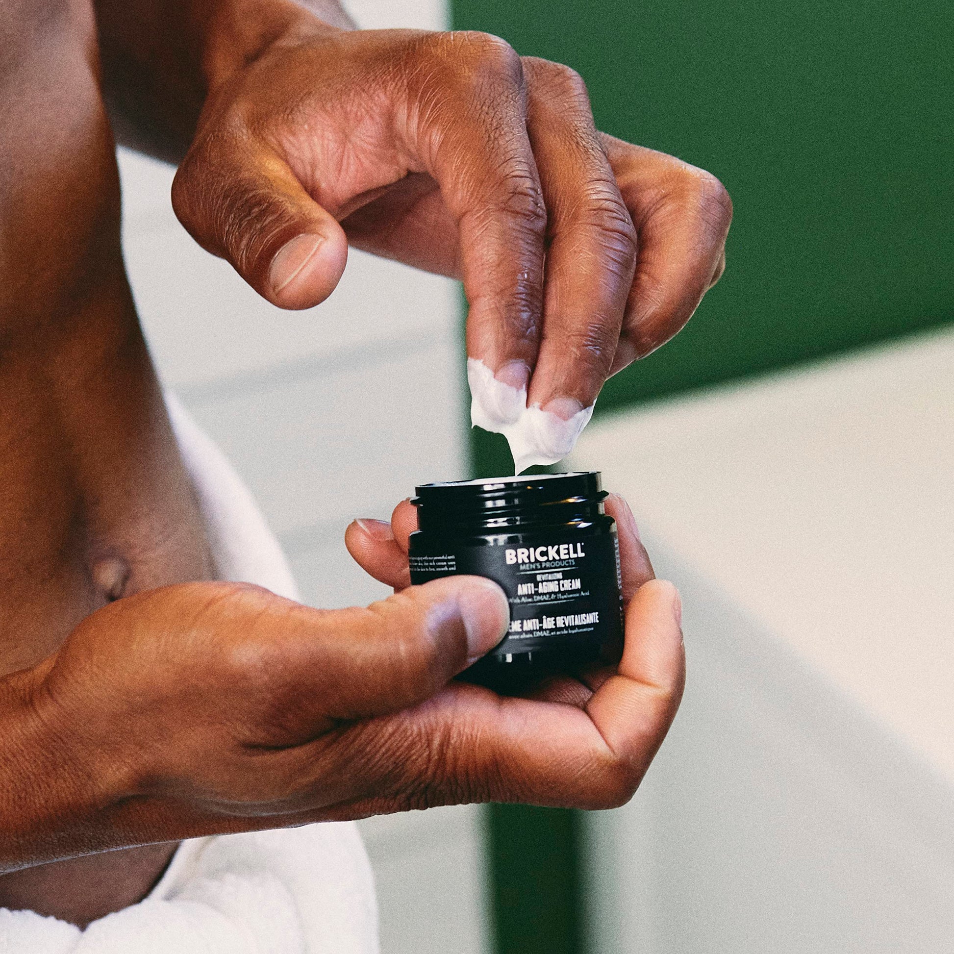 Brickell Men's Ultimate Anti-Aging Routine - Anti-Wrinkle Night Face Cream and Eye Cream to Reduce Puffiness, Wrinkles, Dark Circles, & Under Eye Bags - Natural & Organic