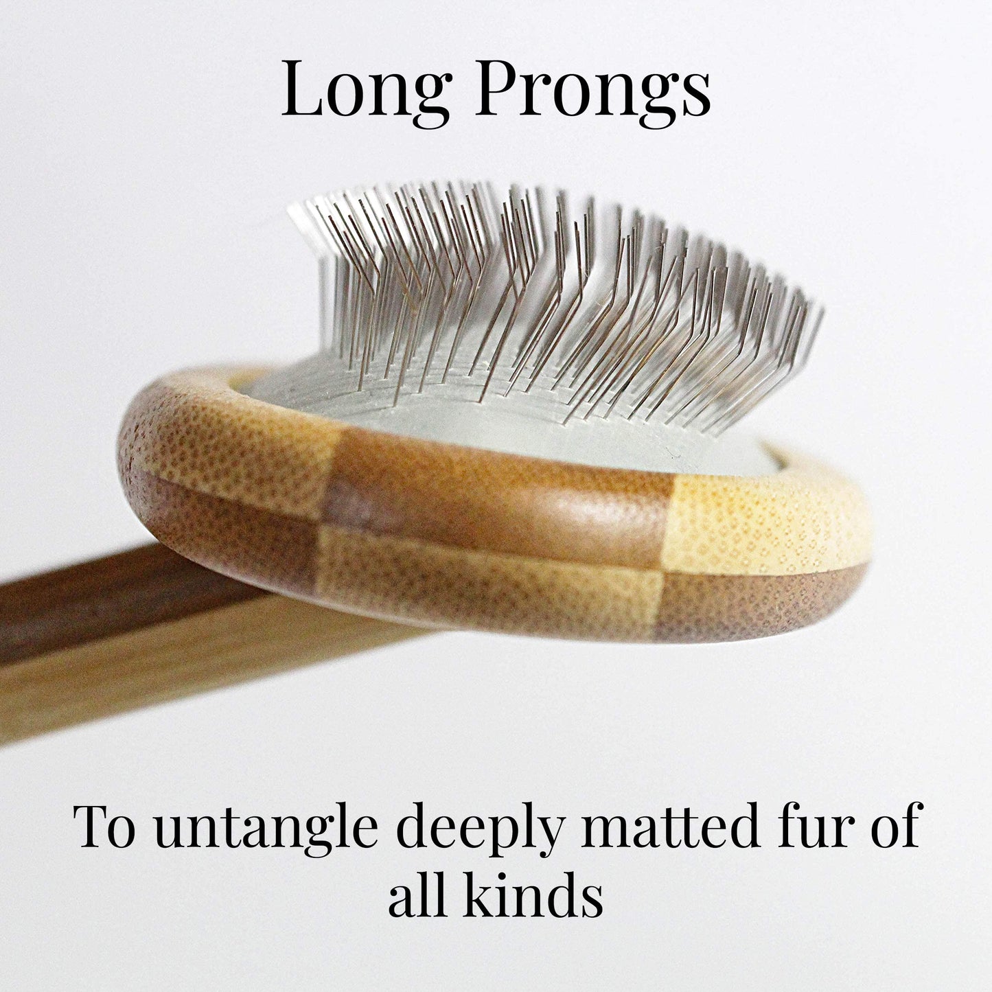 Cepillo para Polvo Outlavish Bambú Piel de Oveja Puntas Largas Diseño Resistente