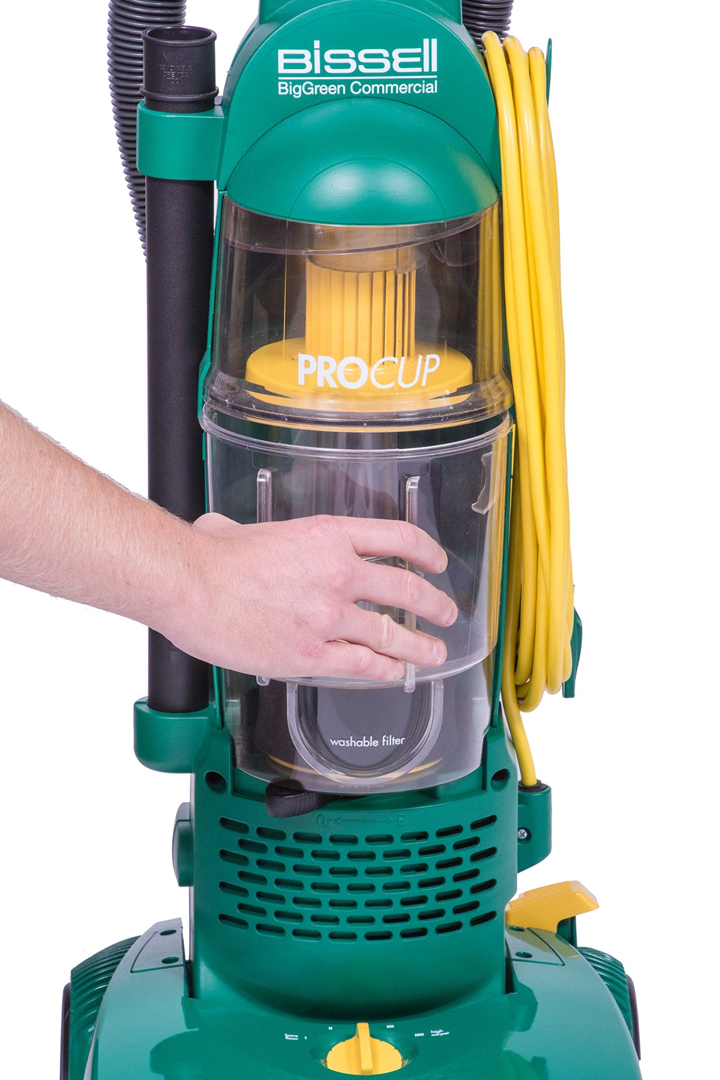 Bissell Commercial Pro - Aspiradora Vertical para Tazas, Color Verde