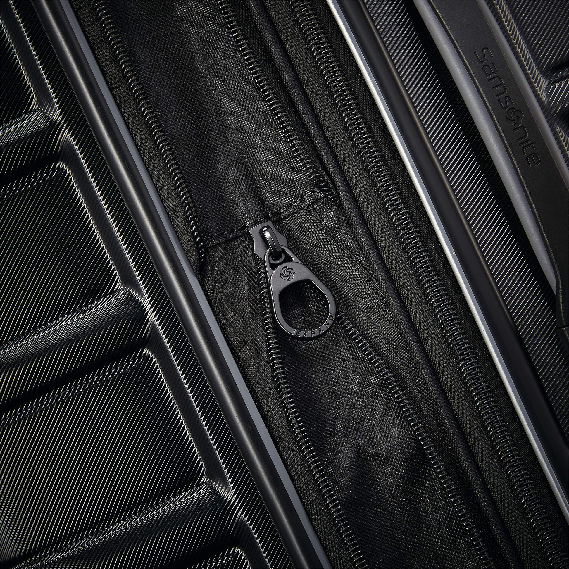 Juego de Maletas Samsonite Negro Omni 2 Expandibles con Ruedas Giratorias