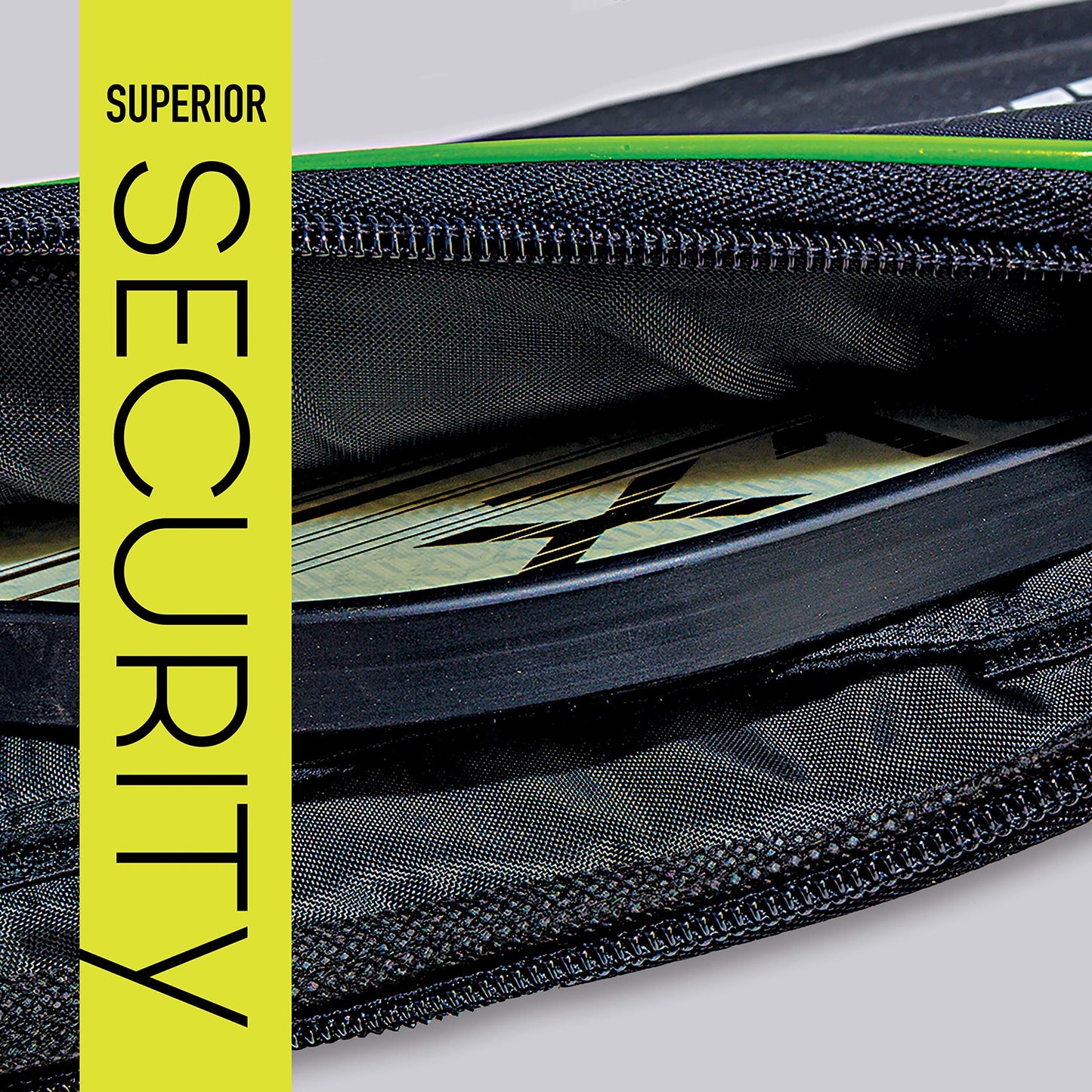 Franklin Sports Pickleball Paddle Bag - Protector de Paleta y Funda de Viaje - Bolsa Oficial del Pickleball US Open - Negro/Óptica